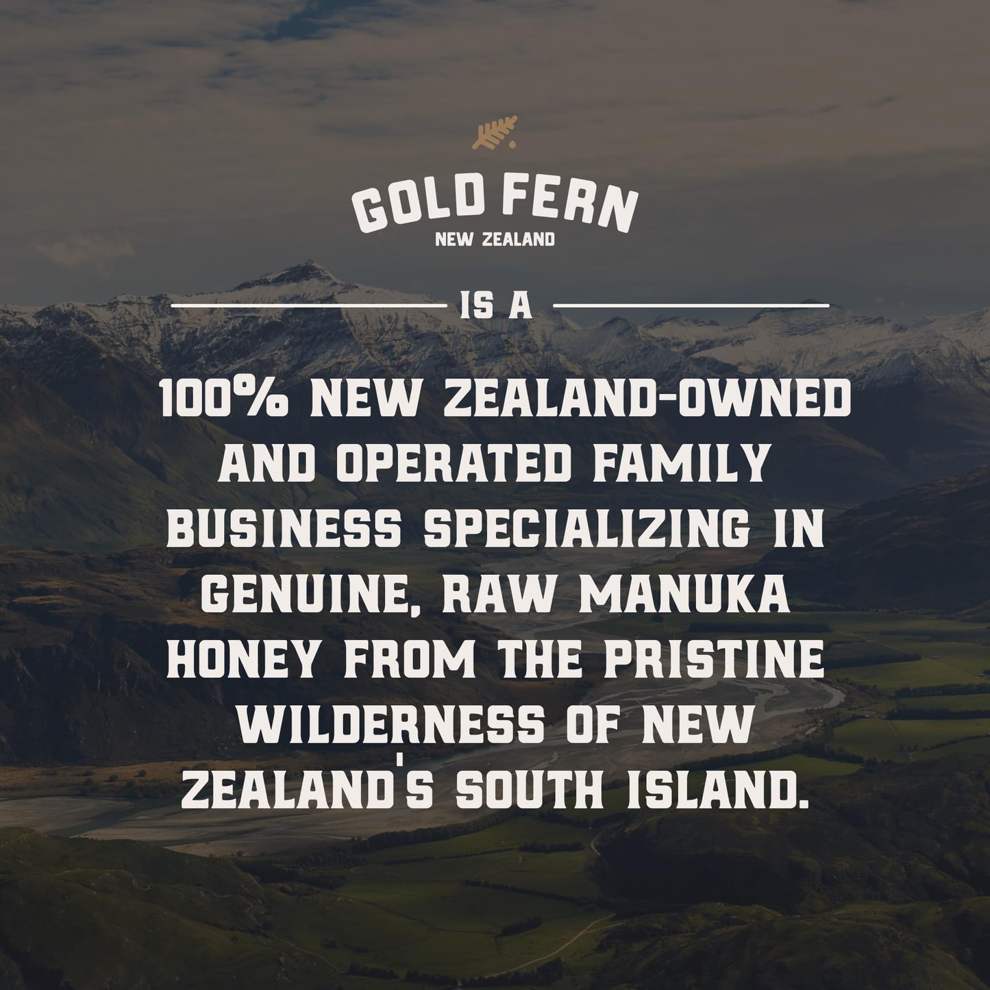 Gold Fern Honey - Raw New Zealand Manuka Honey | 1.1lb Monofloral MGO 200+ | Pure, Natural, Unpasteurized, and Unfiltered Superfood Honey, Traceable from Hive to Hand. - Medaid International