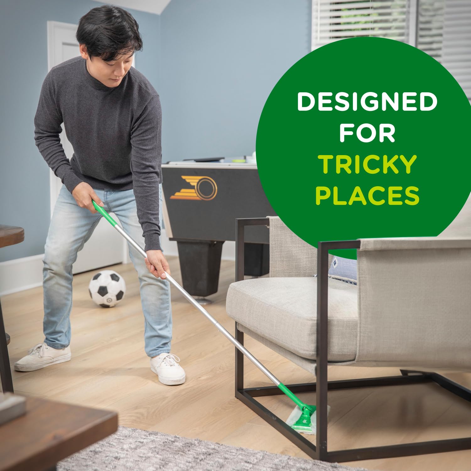 Swiffer Sweeper 2-in-1 Mops for Floor Cleaning, Dry and Wet Multi Surface Floor Cleaner, Sweeping and Mopping Starter Kit, Includes 1 Mop + 19 Refills, 20 Piece Set - Medaid International