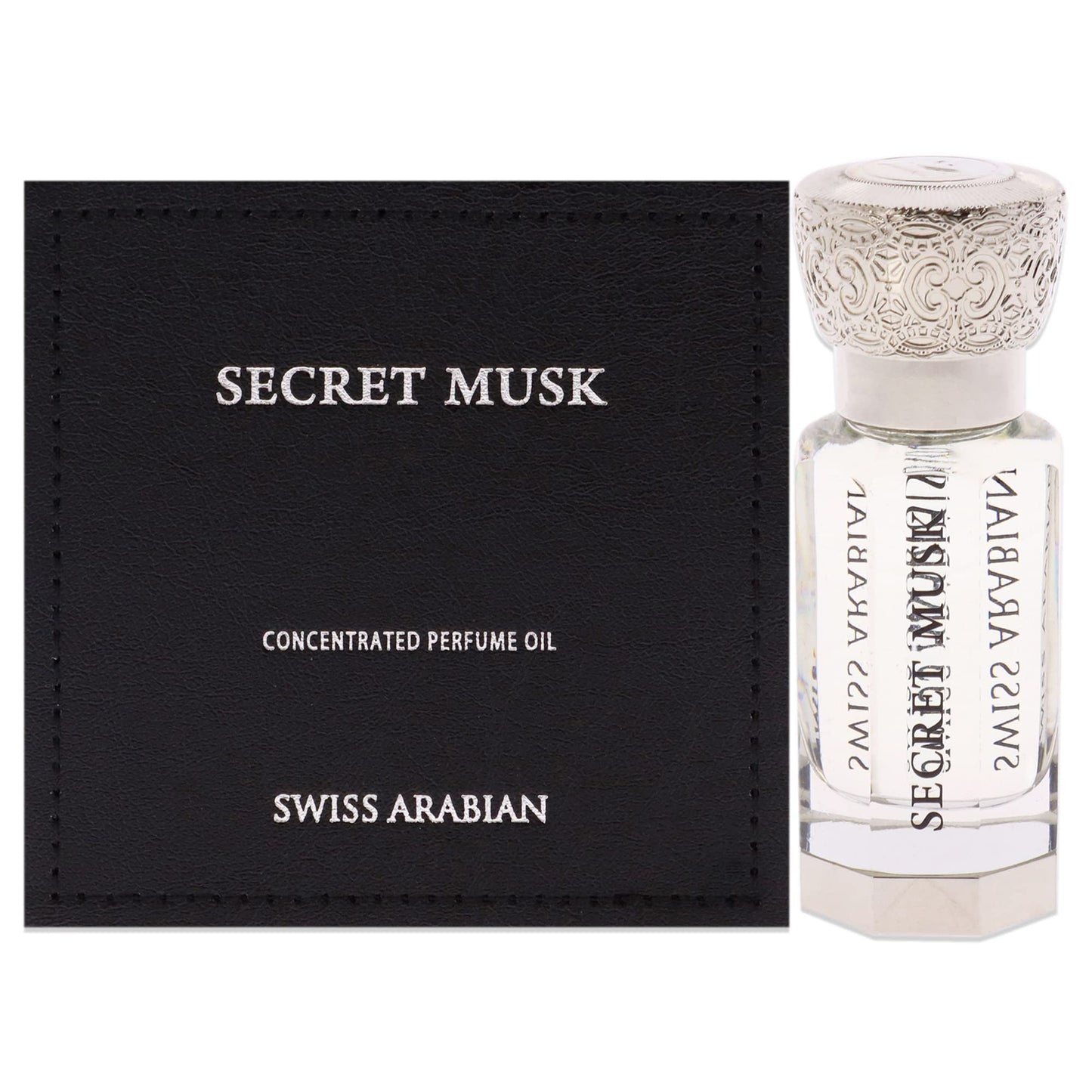 Swiss Arabian Secret Musk - Luxury Products From Dubai - Long Lasting, Addictive Personal Perfume Oil Fragrance - A Seductive Signature Aroma - 0.4 Oz - Medaid International