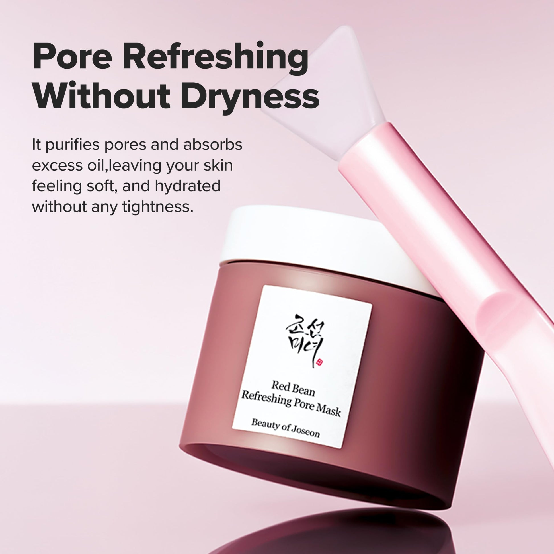 Beauty of Joseon Red Bean Pore Refreshing Mask Mud Cream Hydrating Wash Off Pack, Pore Cleansing Exfoliator, Korean Skin Care for Men and Women 140ml, 4.73 fl.oz - Medaid International