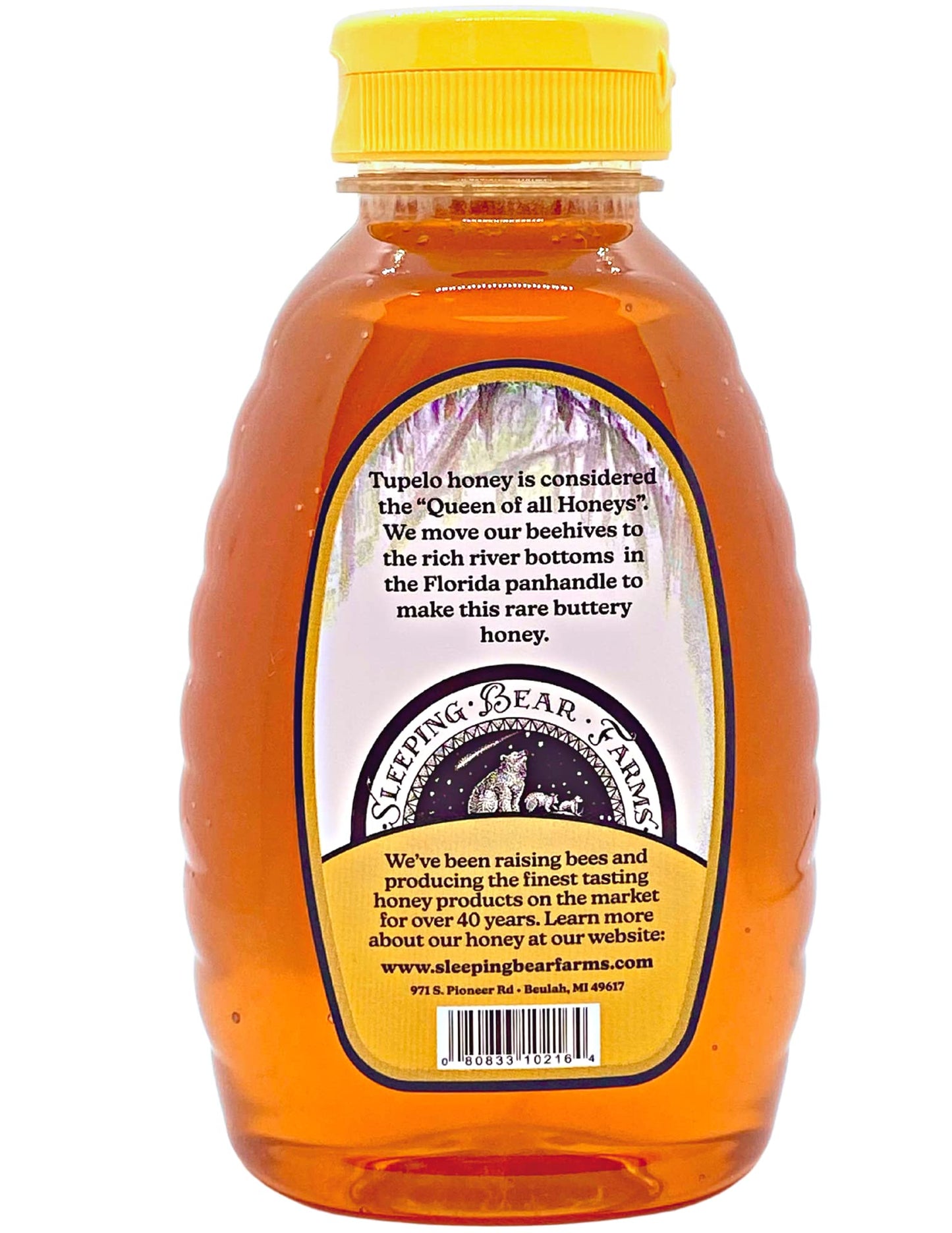 Tupelo Honey 16oz. Bottle- Premium from Sleeping Bear Farms Beekeepers in the Florida Apalachicola River Basin - Medaid International