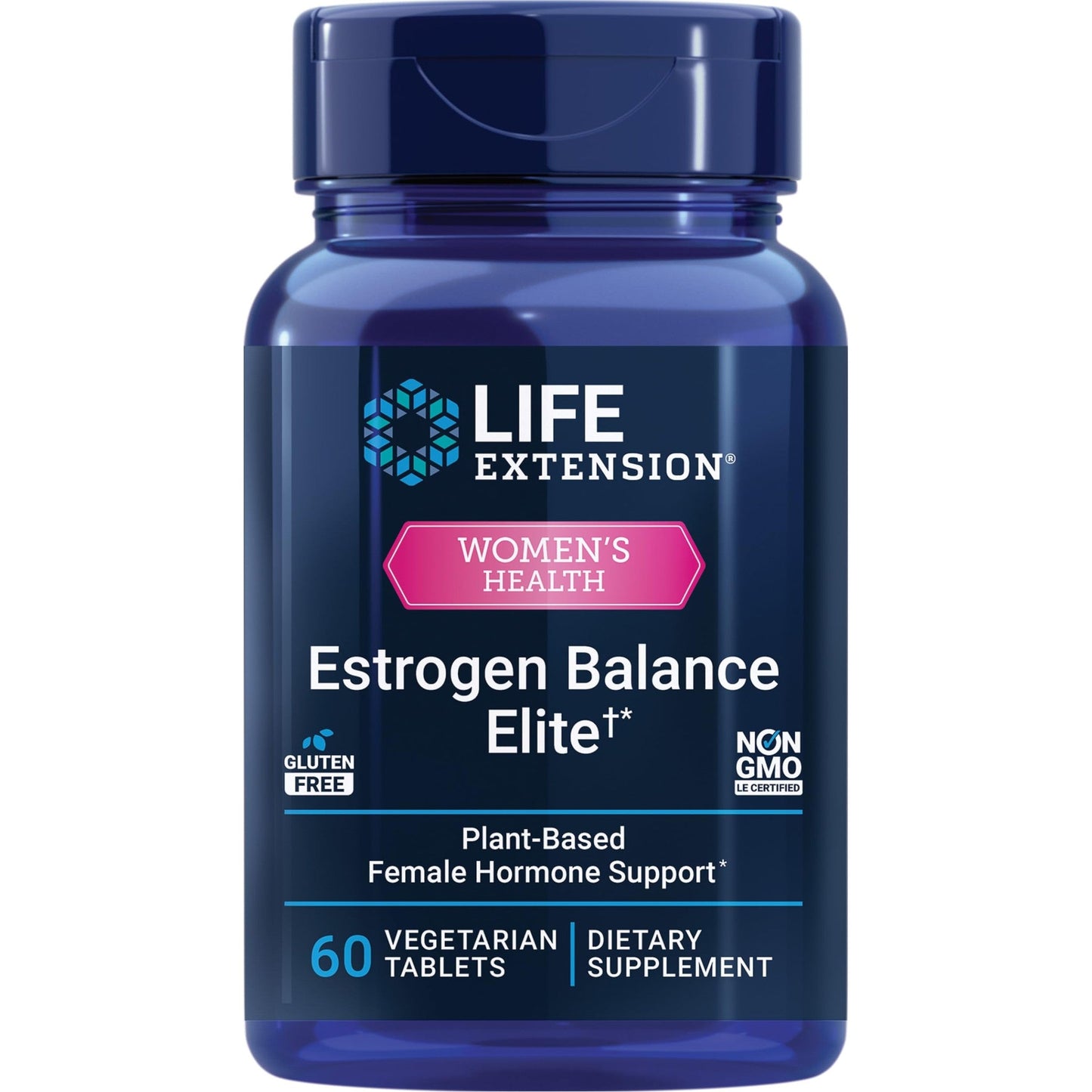 Life Extension Estrogen Balance Elite, Menopause Support Supplement, Hormone Balance, hot Flashes, Night Sweats, Vaginal Dryness, Gluten-Free, Non-GMO, Vegetarian, 60 Tablets. - Medaid International