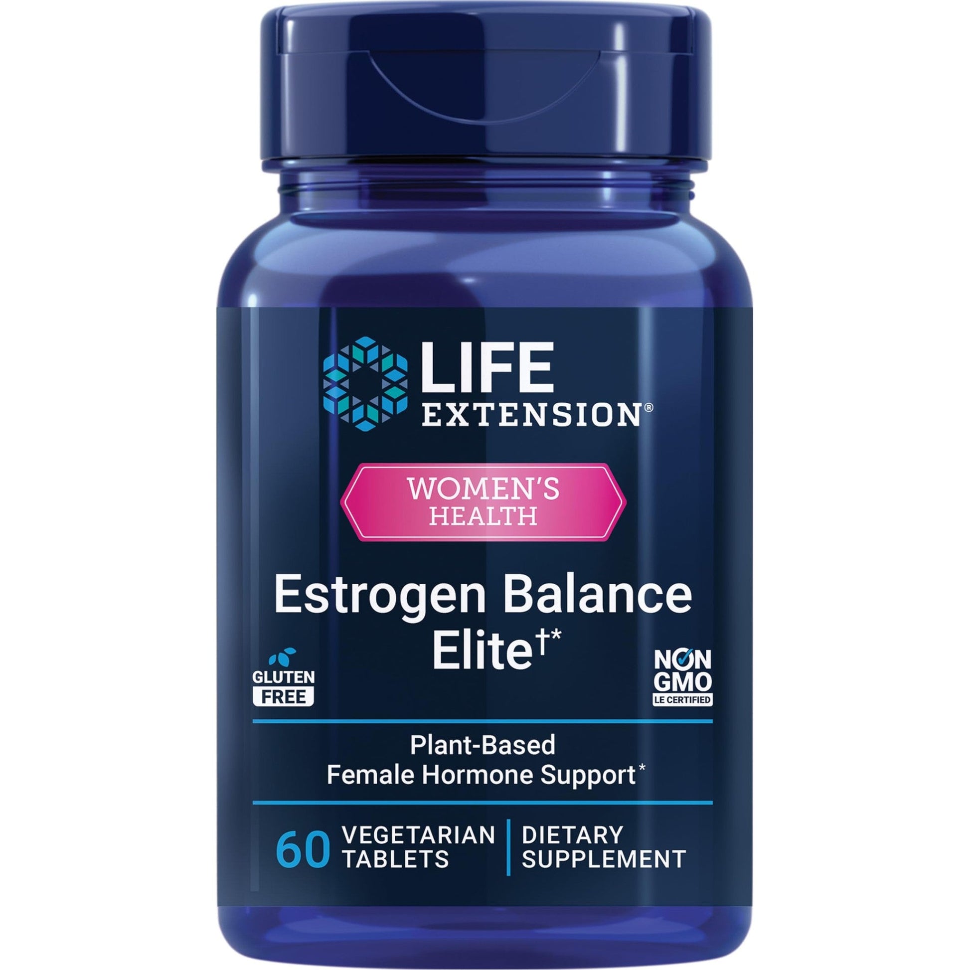 Life Extension Estrogen Balance Elite, Menopause Support Supplement, Hormone Balance, hot Flashes, Night Sweats, Vaginal Dryness, Gluten-Free, Non-GMO, Vegetarian, 60 Tablets. - Medaid International