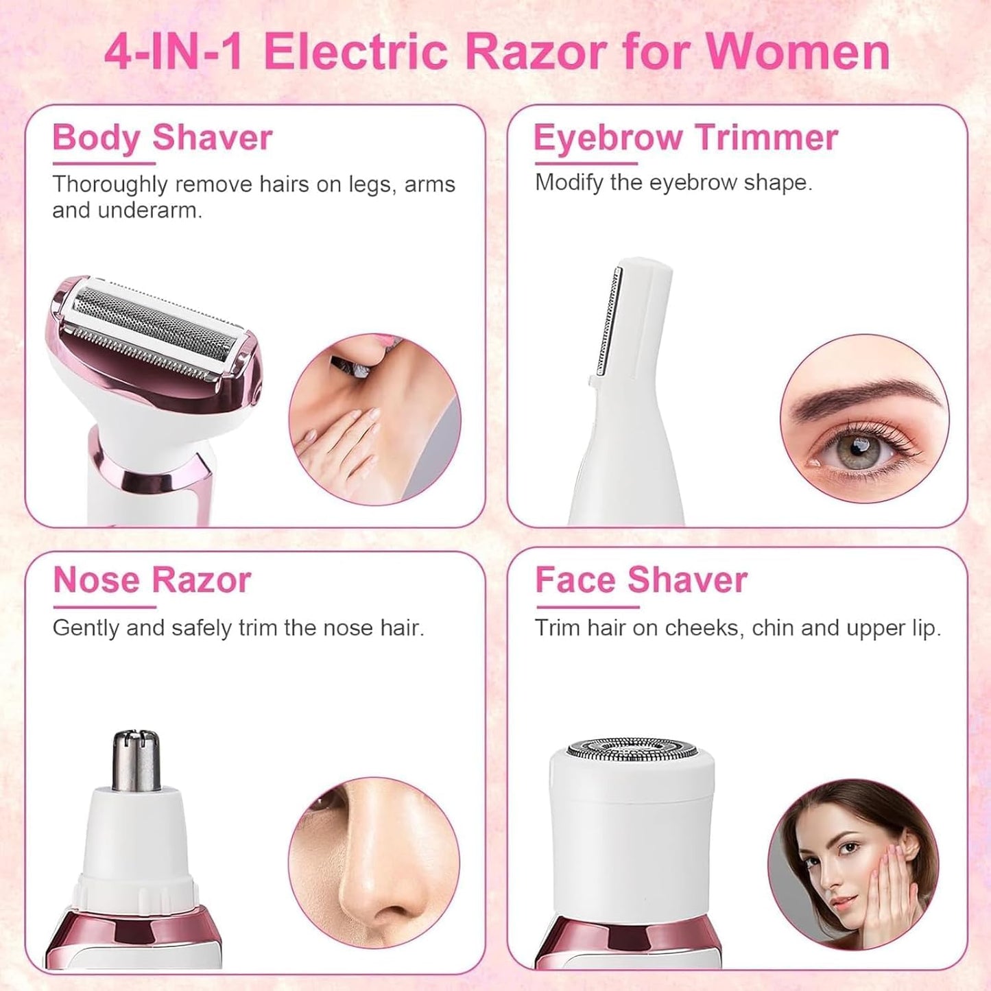 4 in 1 Electric Shaver