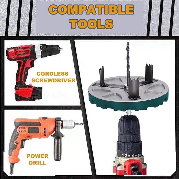 Adjustable Round Hole Cutter – Multi-Purpose Punching Saw