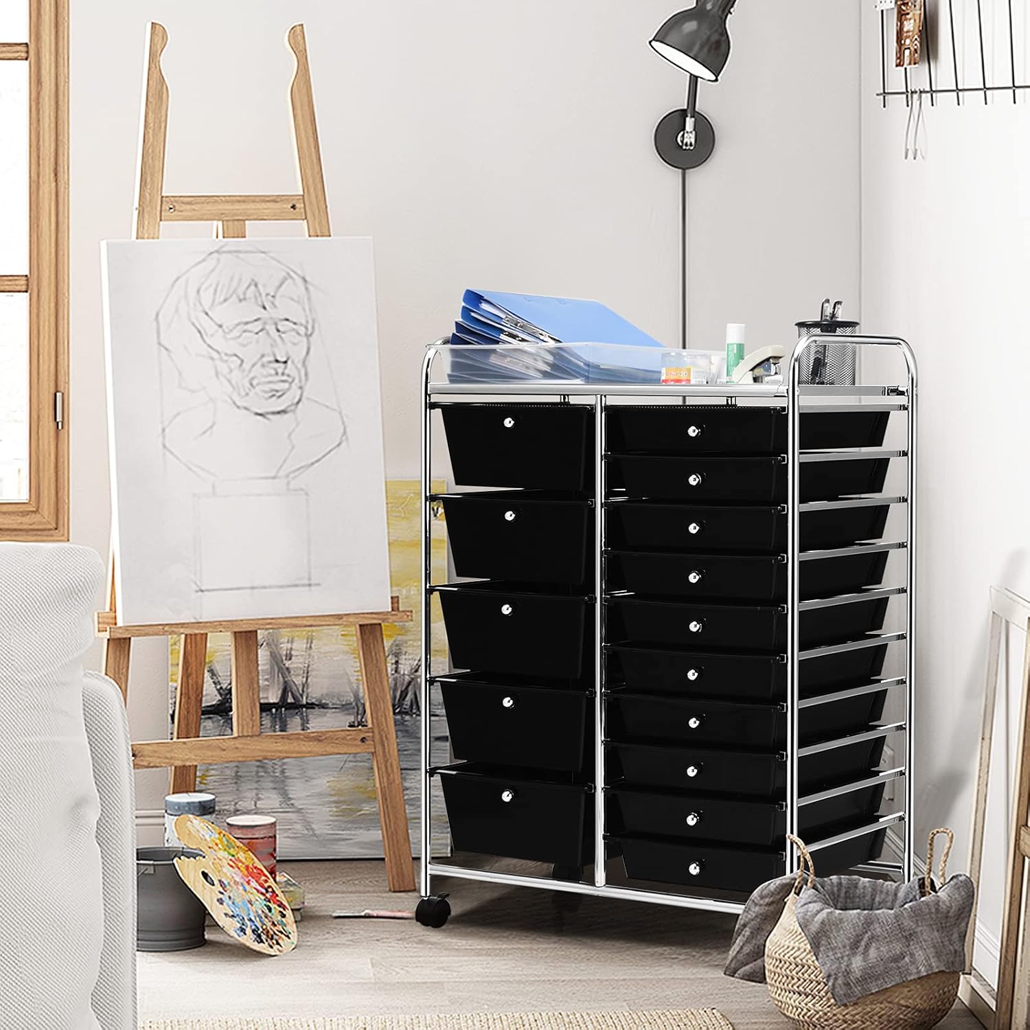 Drawers Storage Trolley