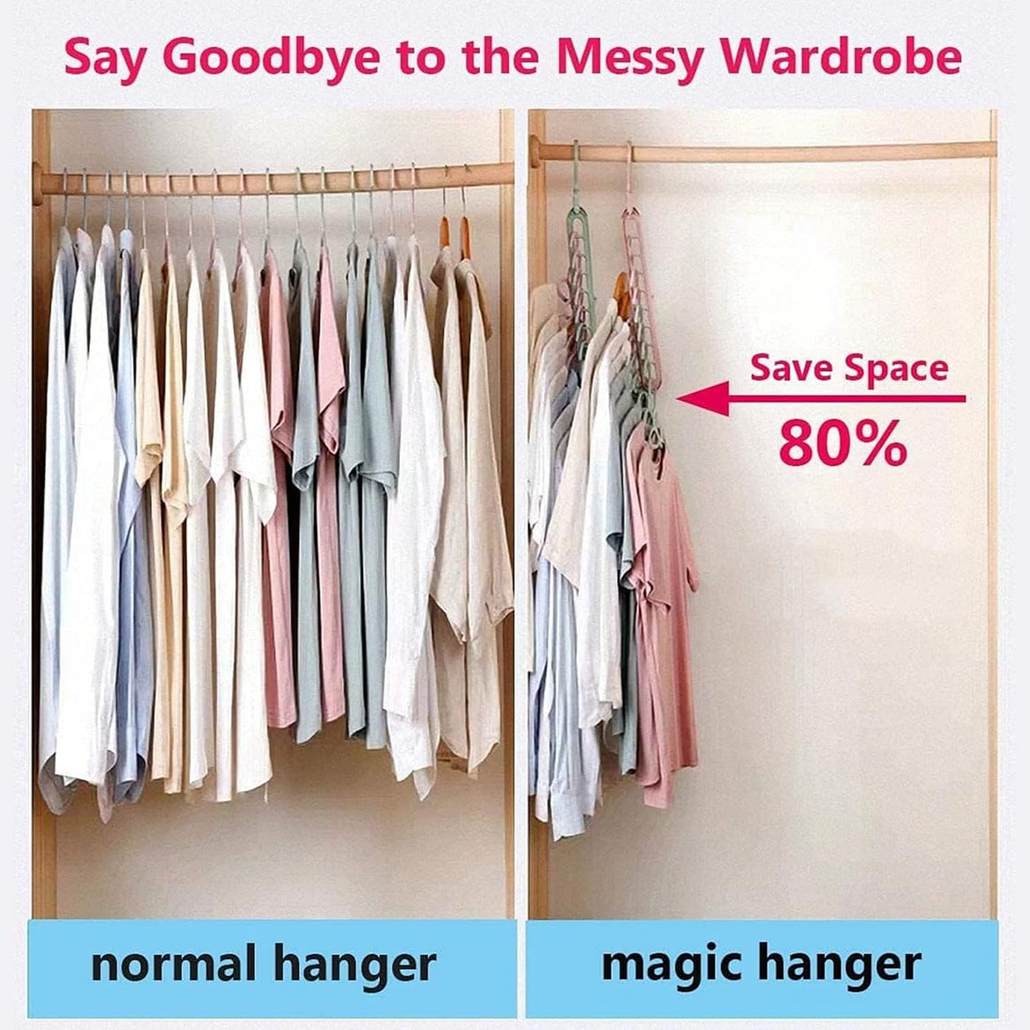 Space Saving Hangers Magic Clothes Hangers