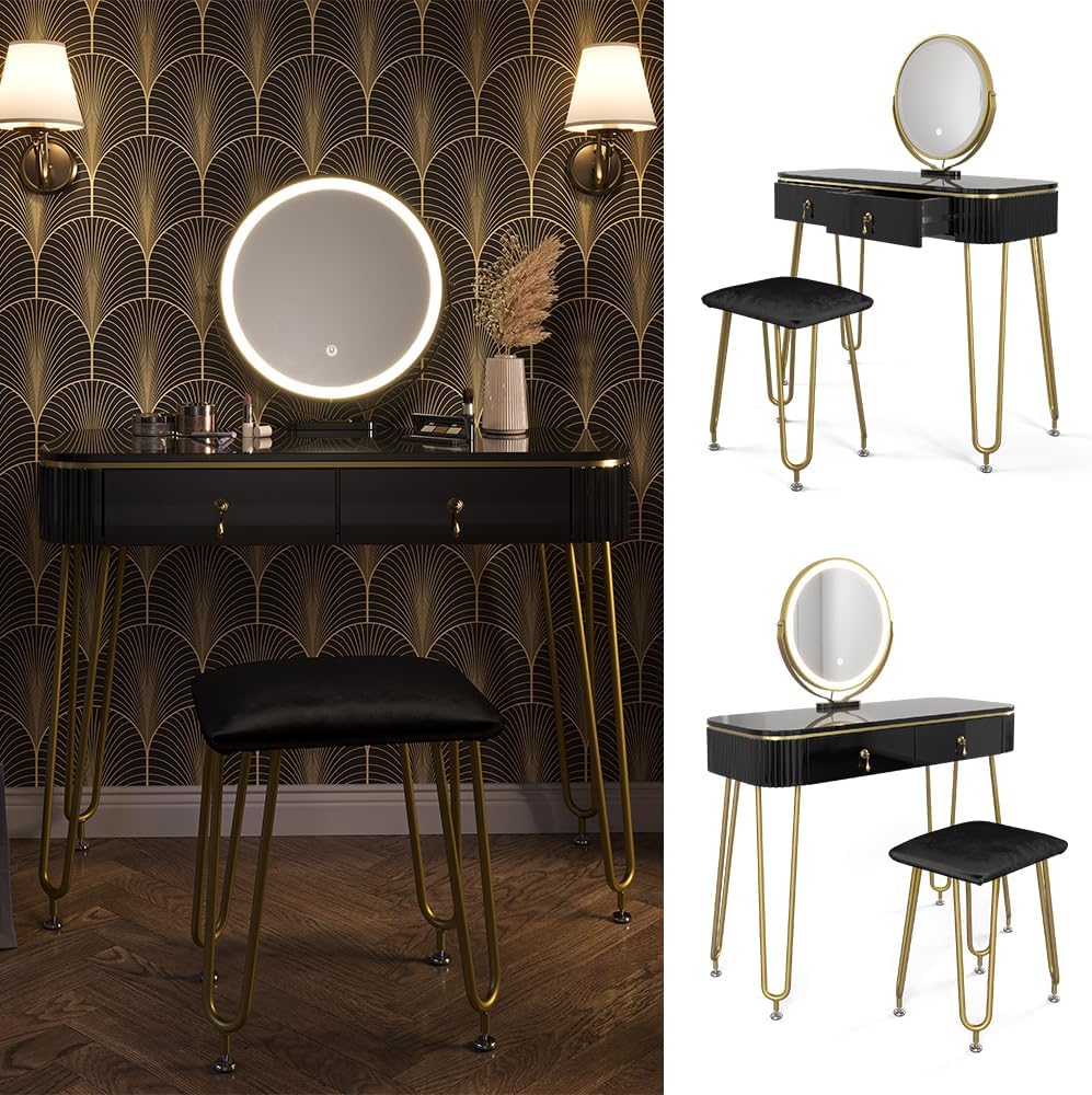 Vicco Grace with LED lighting and stool