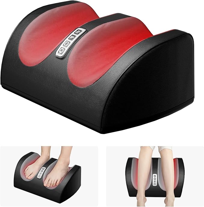 Shiatsu Foot & Calf Massager with Heat – Deep Relaxation Therapy