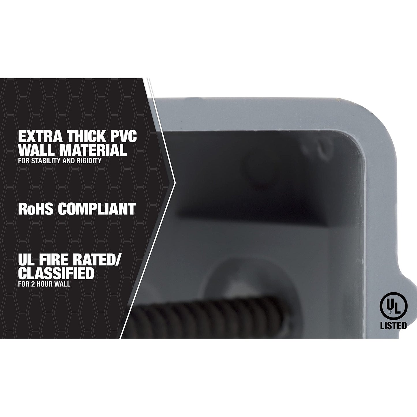 Southwire MSB1G One Gang Device Box with Depth Adjustable, Heavy Duty 42lb - Medaid International