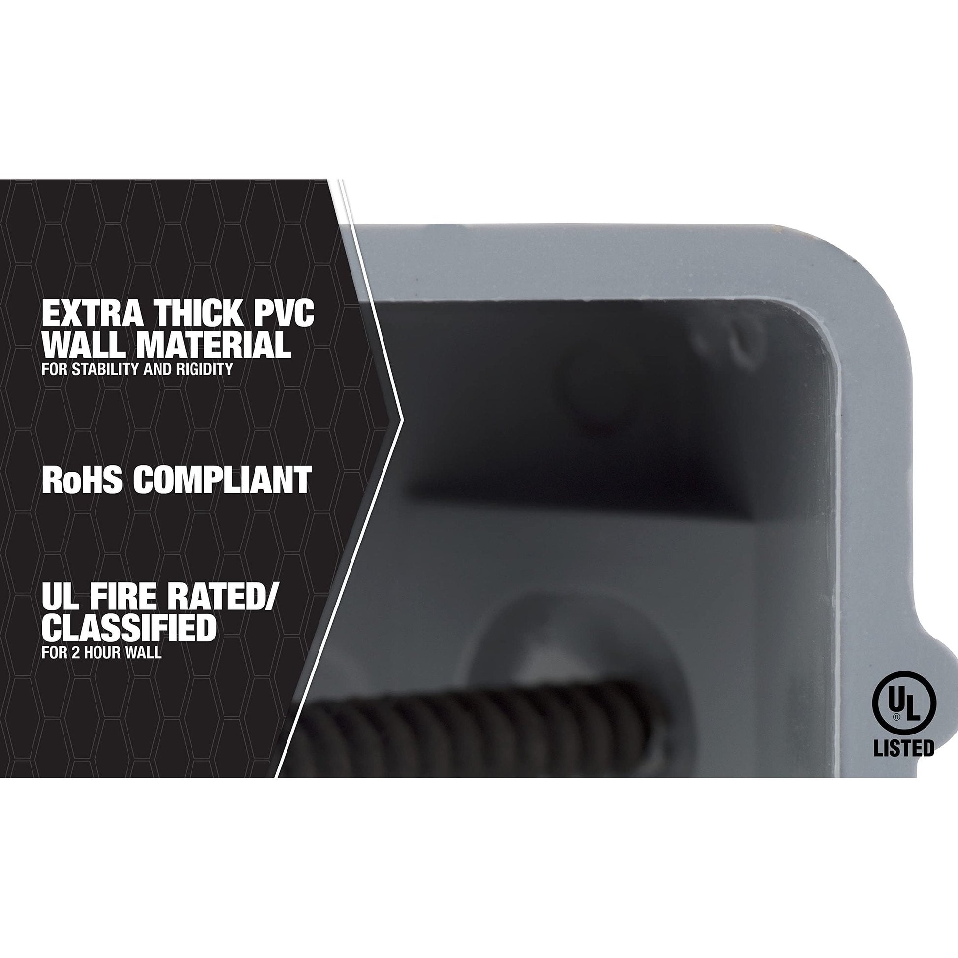 Southwire MSB1G One Gang Device Box with Depth Adjustable, Heavy Duty 42lb - Medaid International