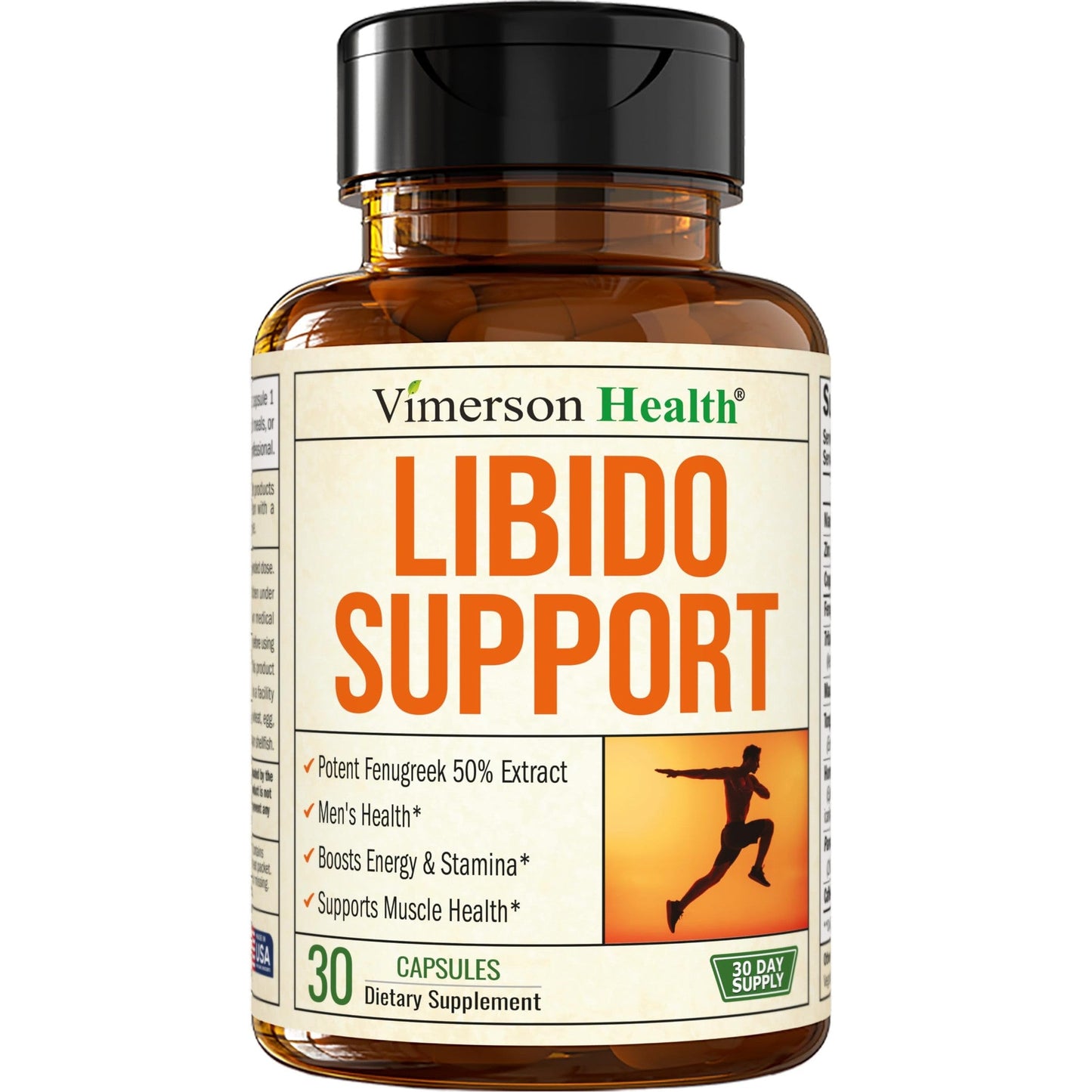 Testosterone Supplement for Men – Libido Support: Maca Root, Fenugreek, Tongkat Ali, Horny Goat Weed & Tribulus – Muscle Builder for Men – Energy, Drive & Strength – Workout Supplements – 30 Capsules - Medaid International