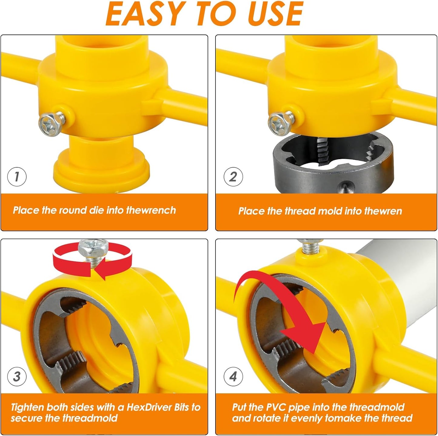 PVC Thread Tool Set
