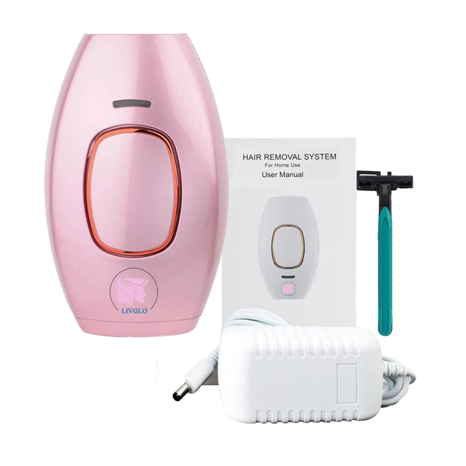 LIVGLO Laser Hair Remover Painless & Portable Device for Smooth Skin Easy-to-Use Gentle Hair Reduction for Home Use - Medaid International