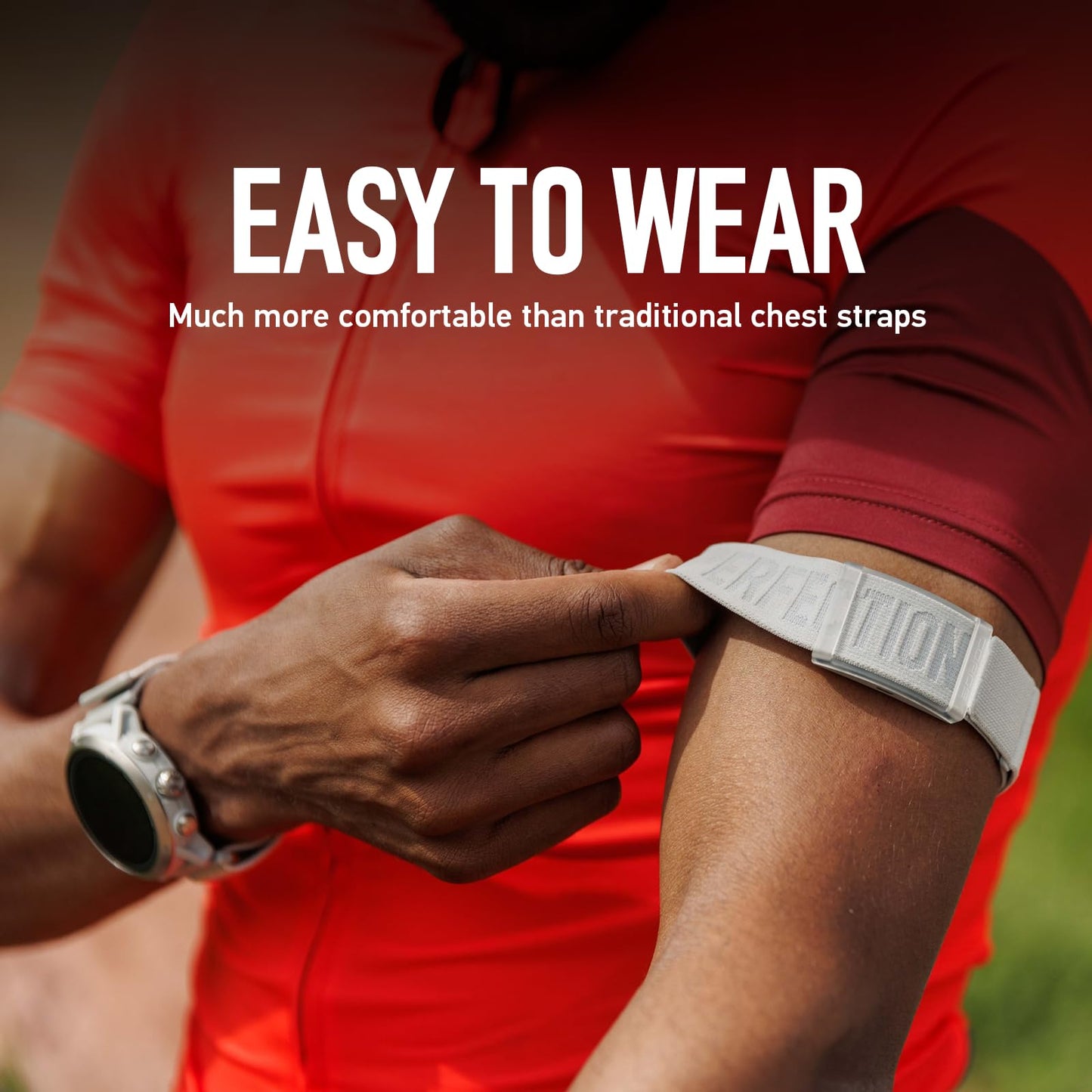 COROS Heart Rate Monitor, Comfort, Easy to wear, Auto-wear Detection, Advanced Sensor, Precise Data, Bluetooth, 38 Hours Battery Life, Connects up to 3 Devices at Once, for Run and Bike-Grey - Medaid International