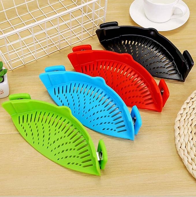 Pot Side Strainer – Fruit & Vegetable Drainer