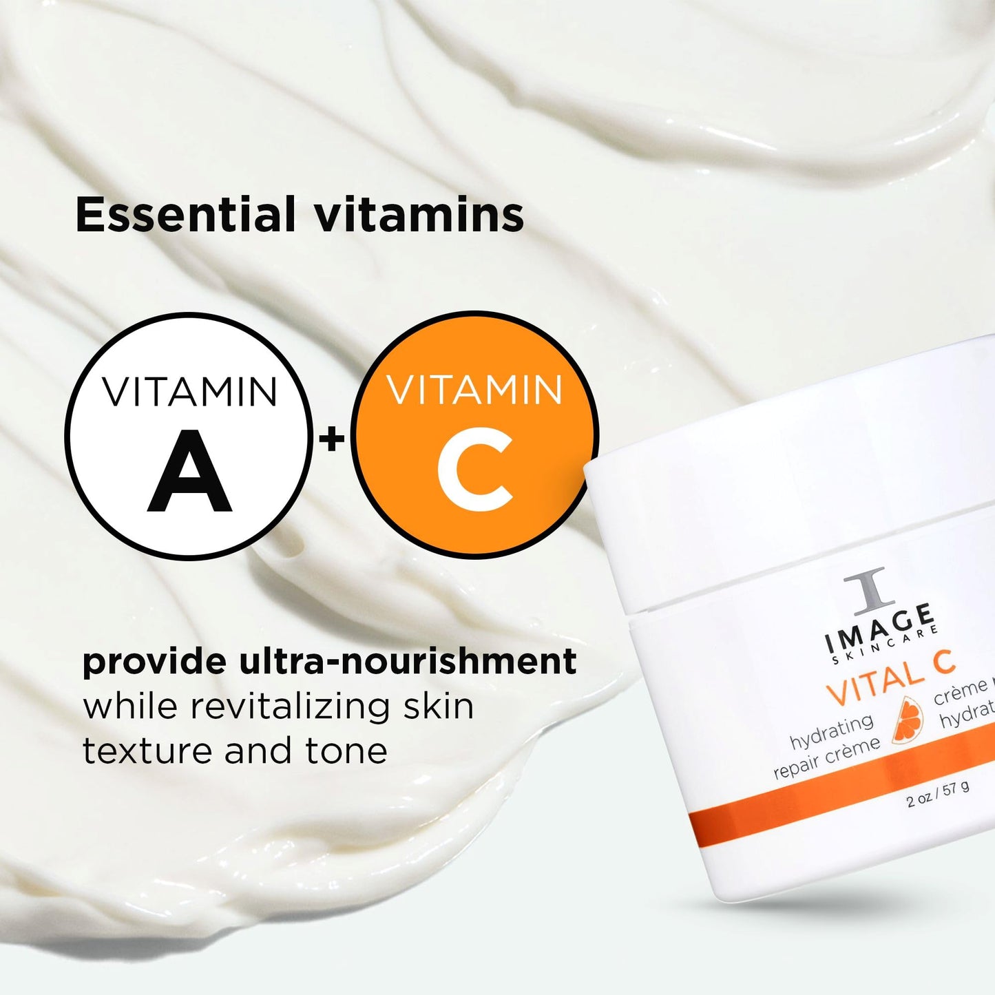IMAGE Skincare, VITAL C Hydrating Repair Crème, Holiday Beauty Stocking Stuffer, Face Night Cream with Hyaluronic Acid, Discovery Size, 1oz - Medaid International