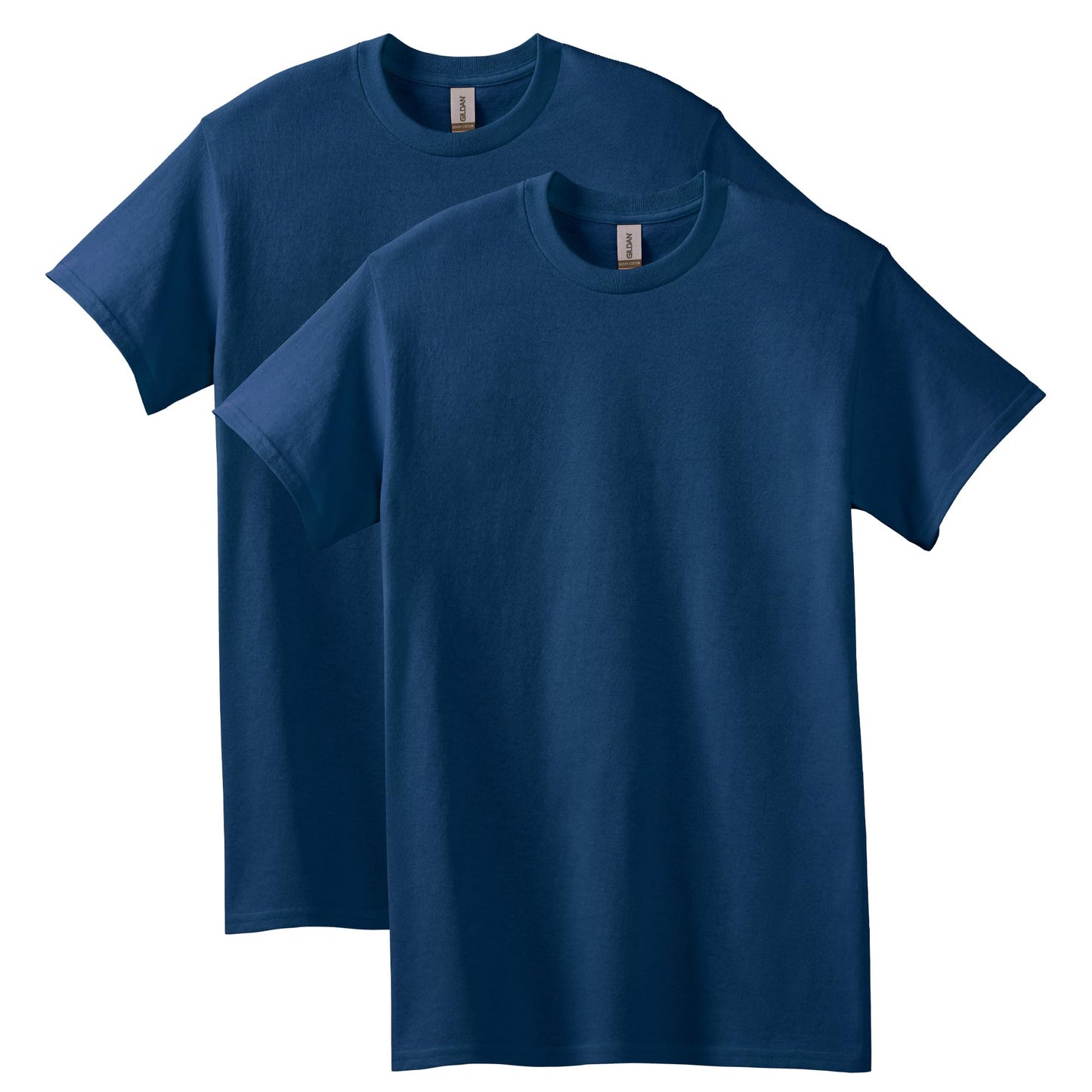 Gildan mens Heavy Cotton T-shirt, Style G5000, Multipack Shirt, Navy (2-pack), Medium US - Medaid International