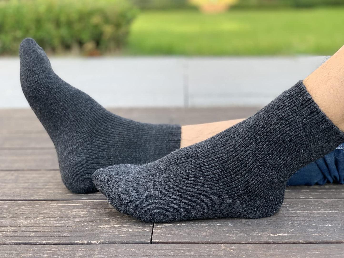 YZKKE 3Pack Mens Super Thick Wool Warm Socks - Soft Comfort Casual Crew Winter Socks - Medaid International