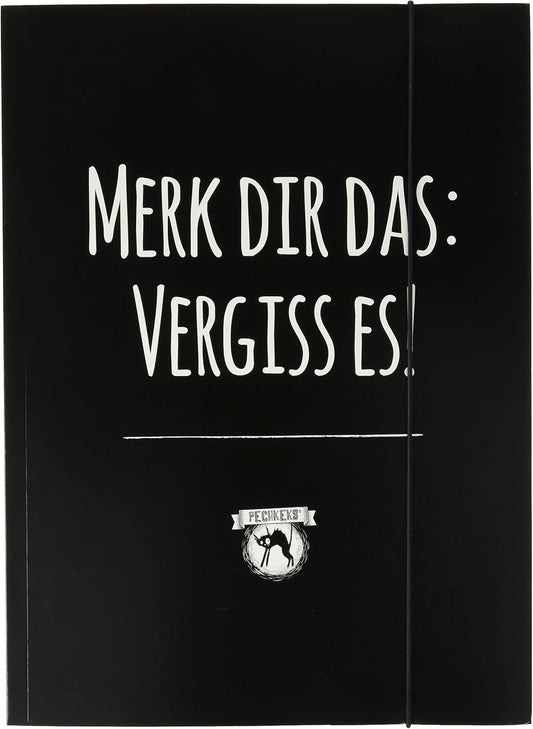 Pechkeks A4 Folder with Slogan "Whoever asks you remains stupid" | Pechkeks In Lebanon