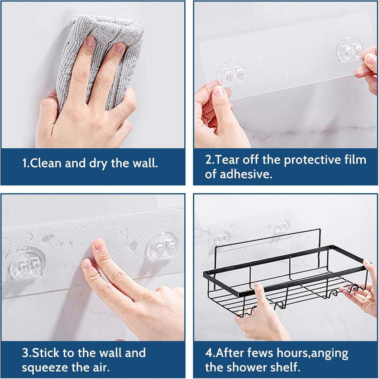 Bathroom Shelves - 2 Pcs