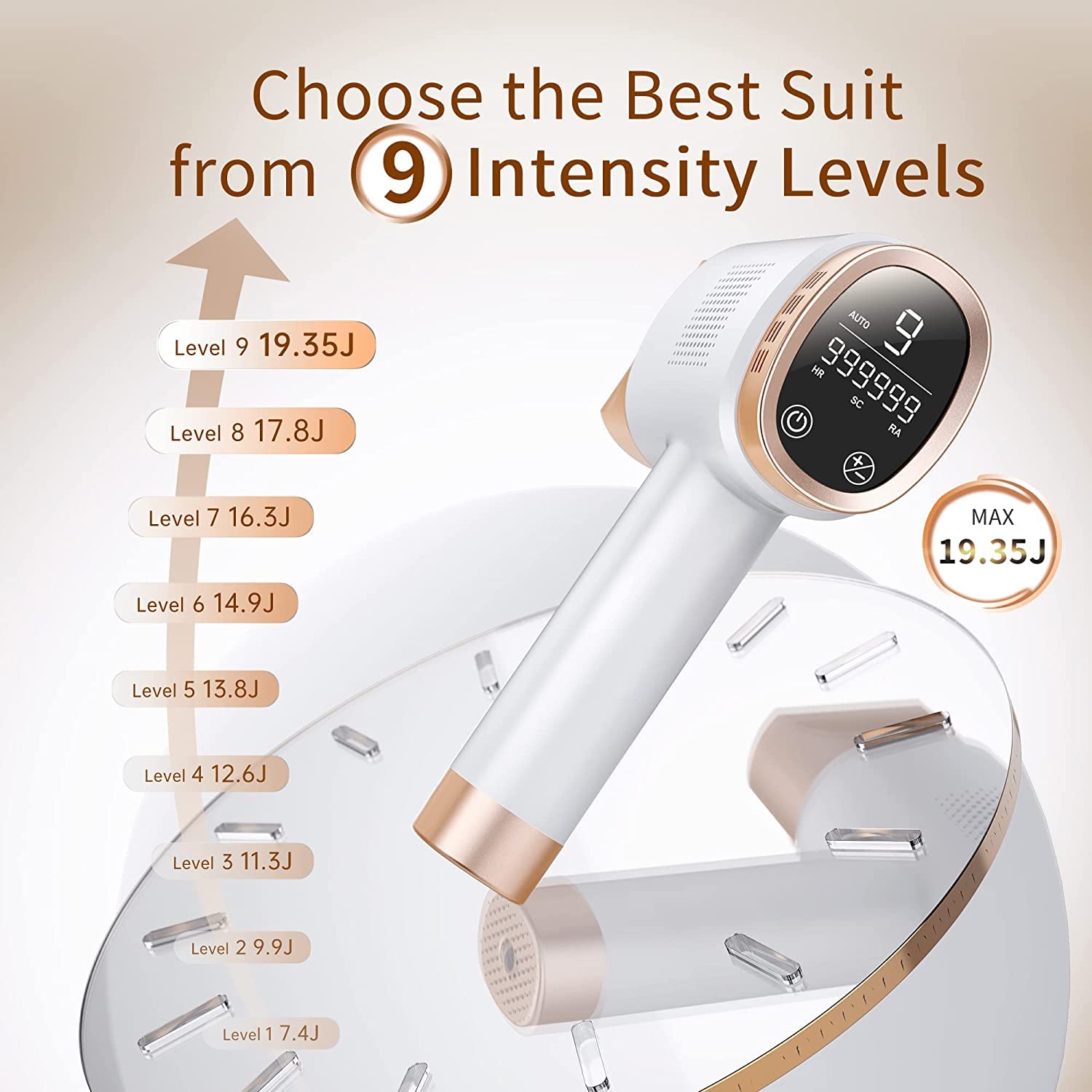 Aopvui IPL Laser Hair Removal for Women and Men, 3-in-1 Upgraded Permanent Hair Removal Device, 999,900+ Flashes home lazer Hair Remover for Armpits Legs Arms Bikini - Medaid International