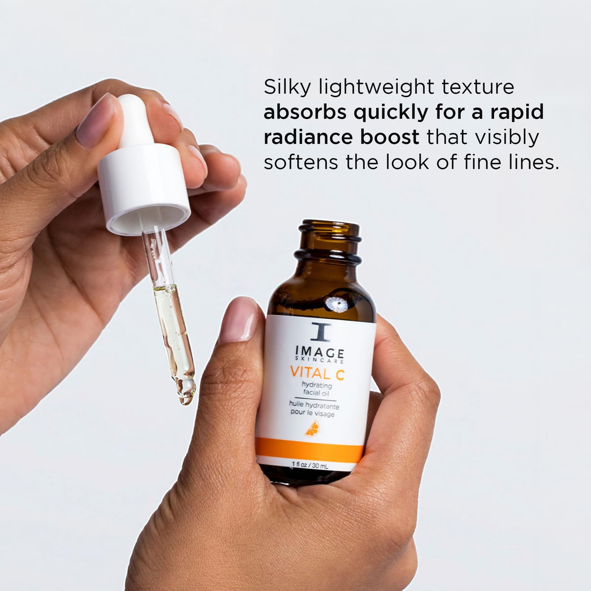 IMAGE Skincare, VITAL C Hydrating Facial Oil with Argan, Grape Seed and Sea Buckthorn Oils, 1 fl oz - Medaid International
