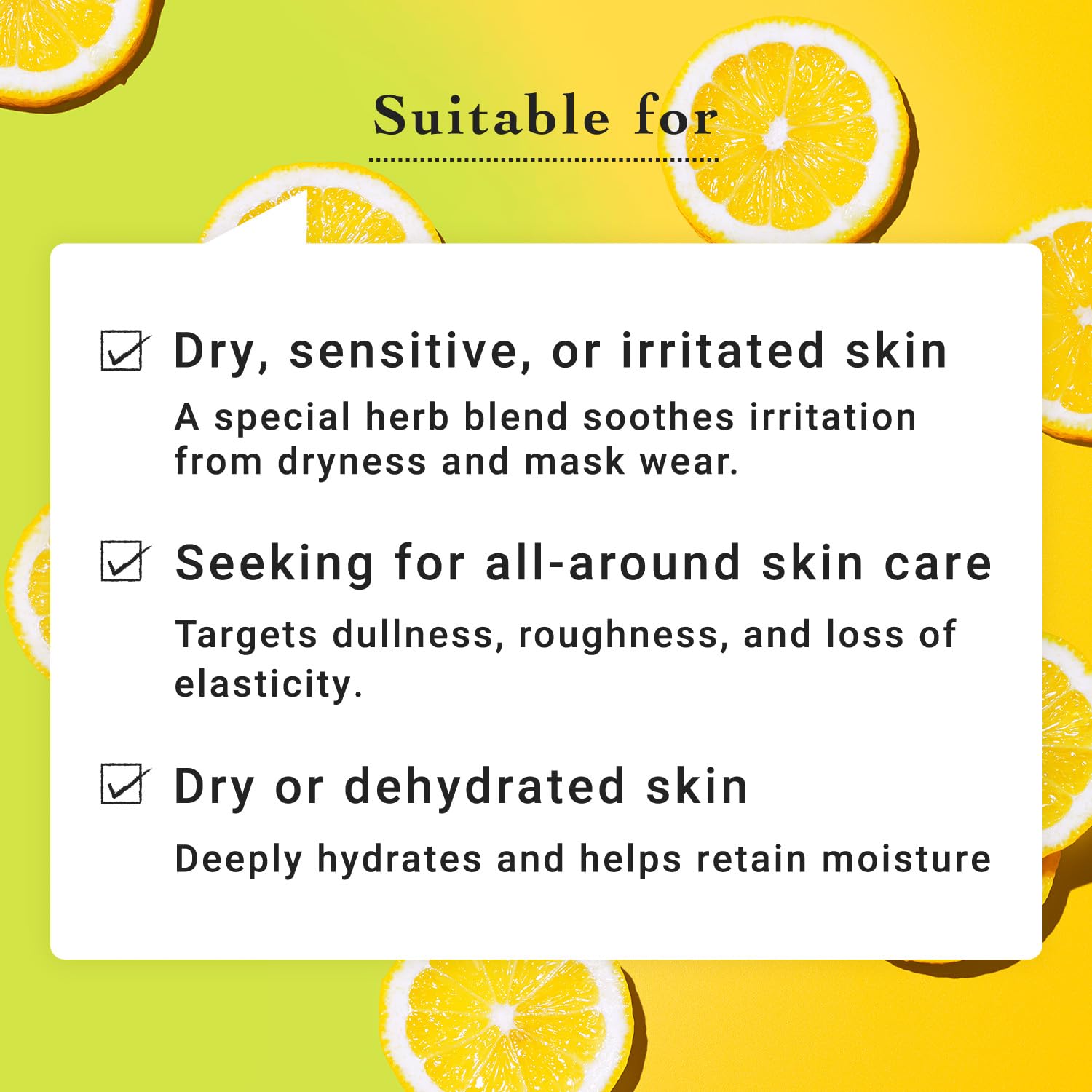 Lululun 7 Sheet Vitamin C Face Masks Skincare for Women & Men, Daily Face Mask Sheet for Pore Firming & Dull Skin, Facial Mask Sheet with 7 Herbs, Japanese Face Masks with 7+1 Vitamns Complex, HYDRA V - Medaid International