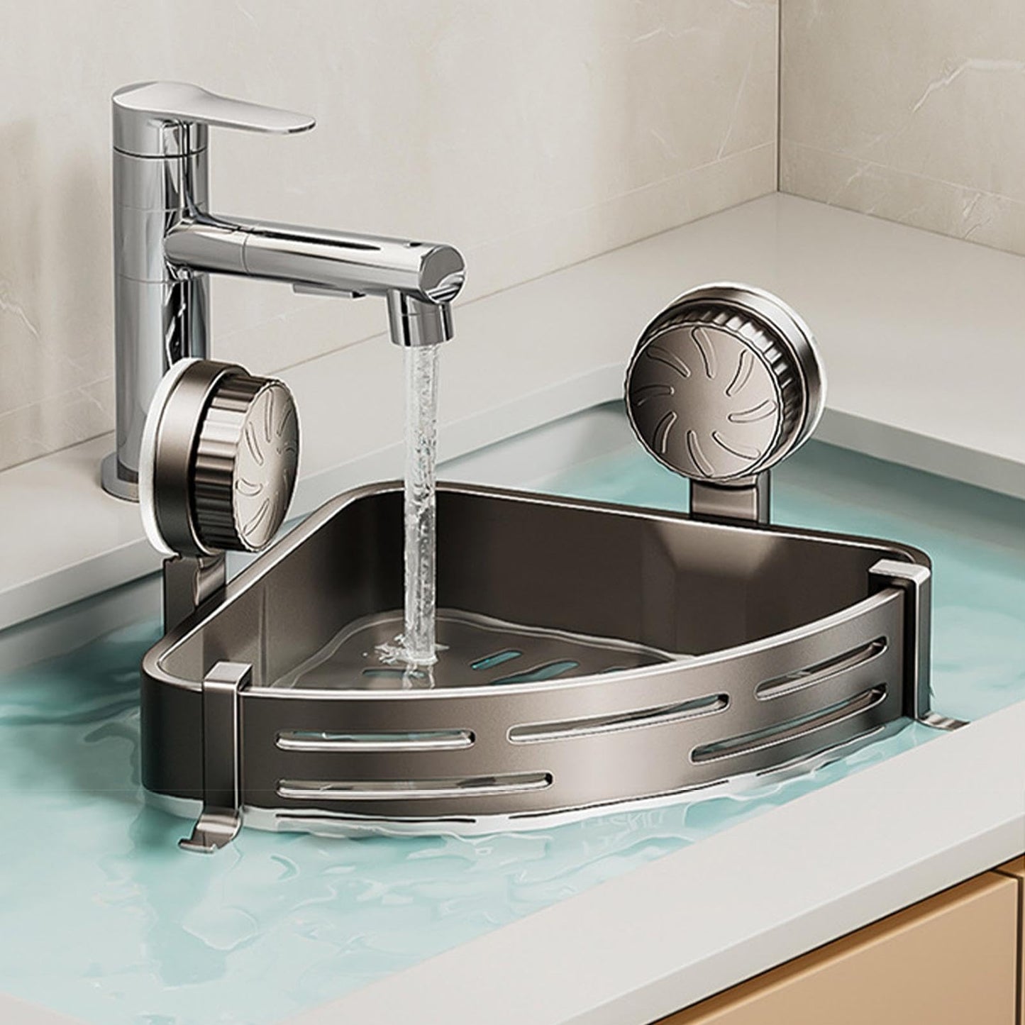 Suction Triangle Storage Rack
