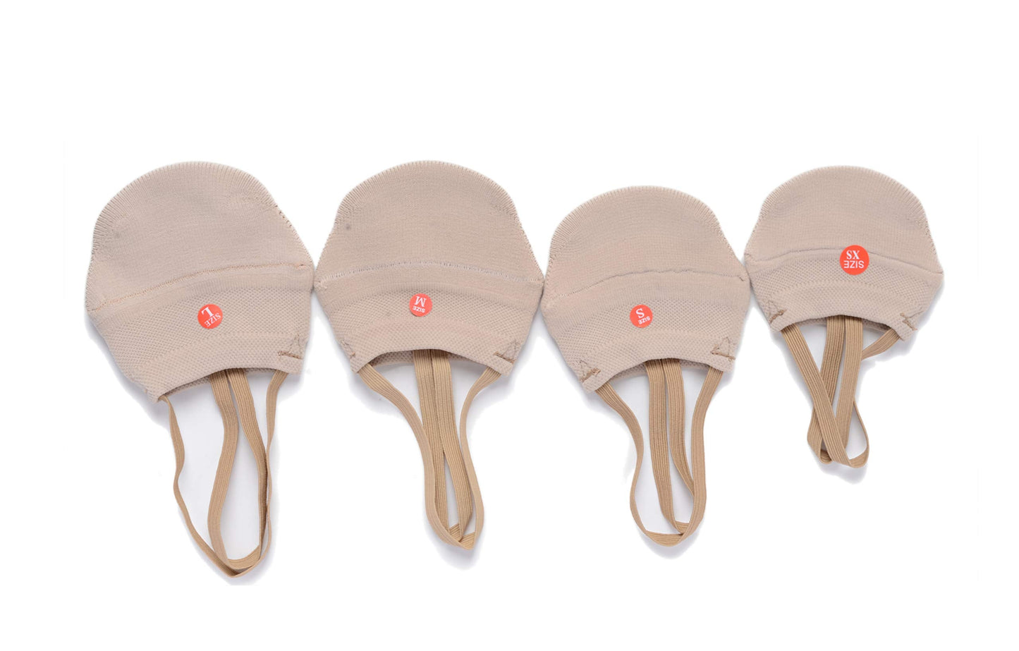 RGPros Knitted Half Sole Toe Shoes Socks for Professional Rhythmic Gymnastic Competition or Ballet Dance (S, 1 Pair) - Medaid International