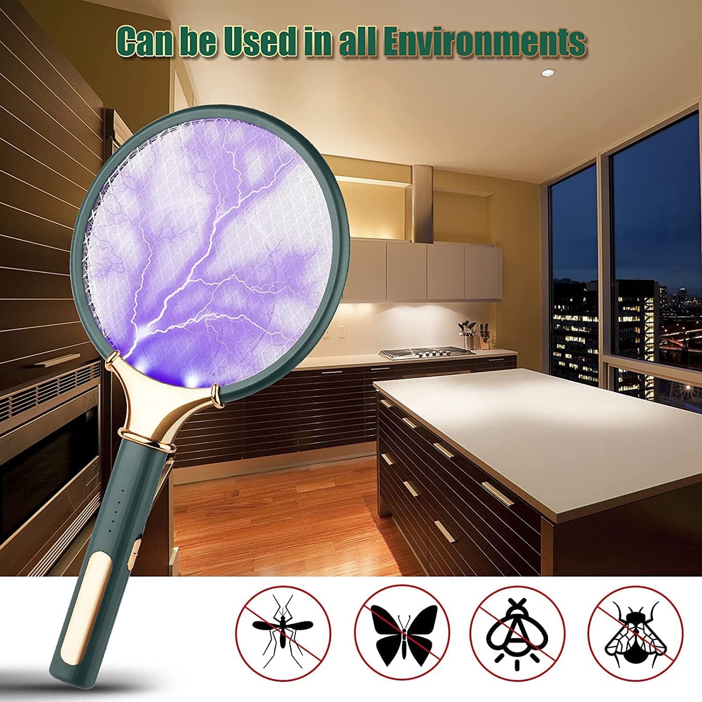 Rechargeable Electric Mosquito Racket