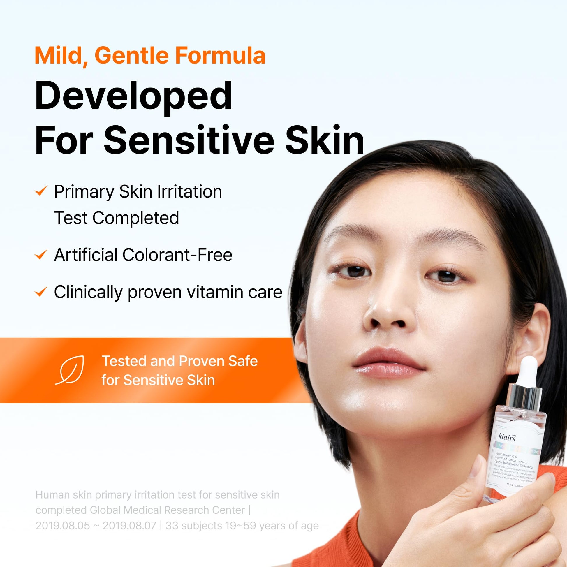 DearKlairs Freshly Juiced Vitamin Drop, 5% Hypoallergenic pure vitamin C serum, 1.18oz | Ascorbic acid, antioxidant for face, korean skincare - Medaid International