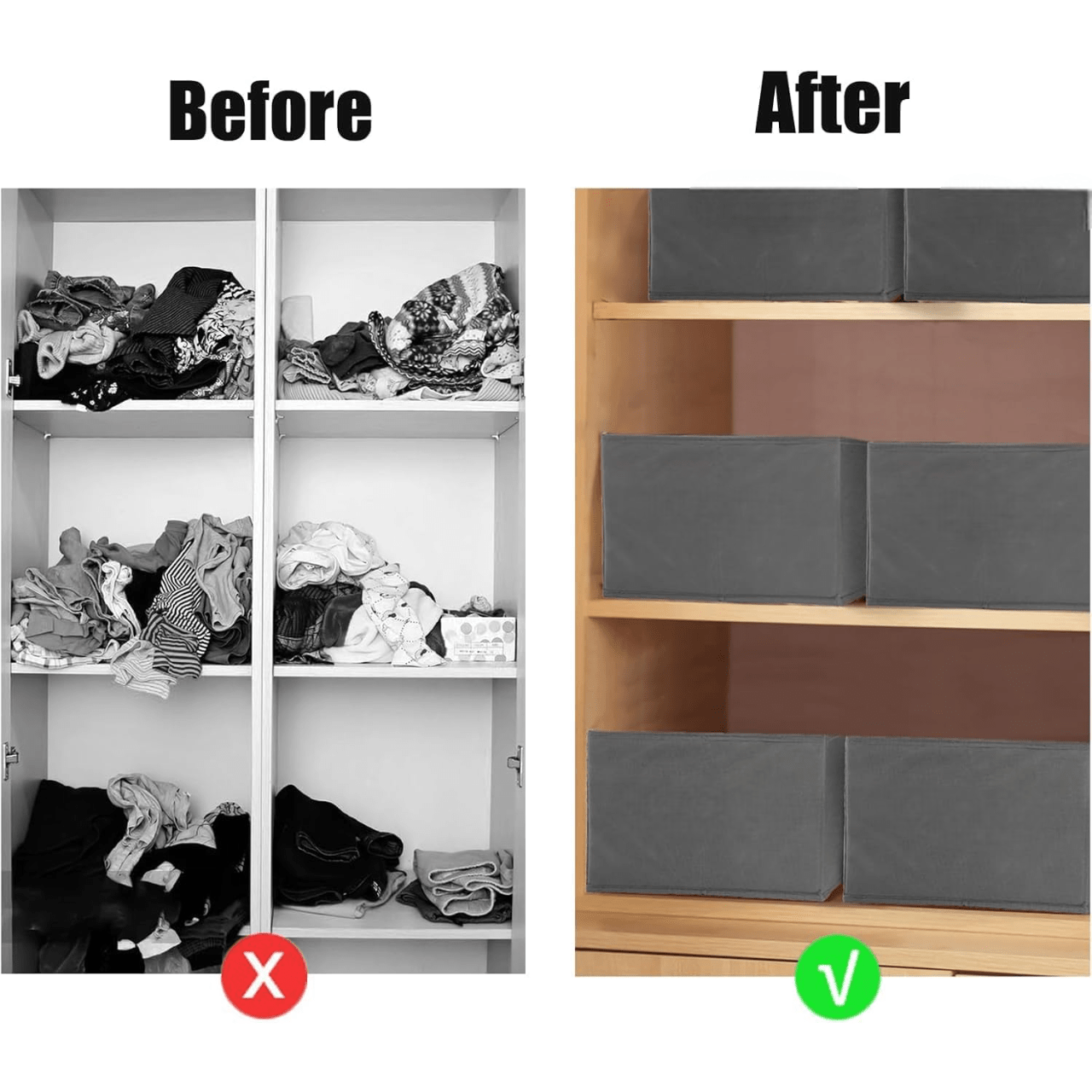 7 Layers Foldable Clothes Organizer