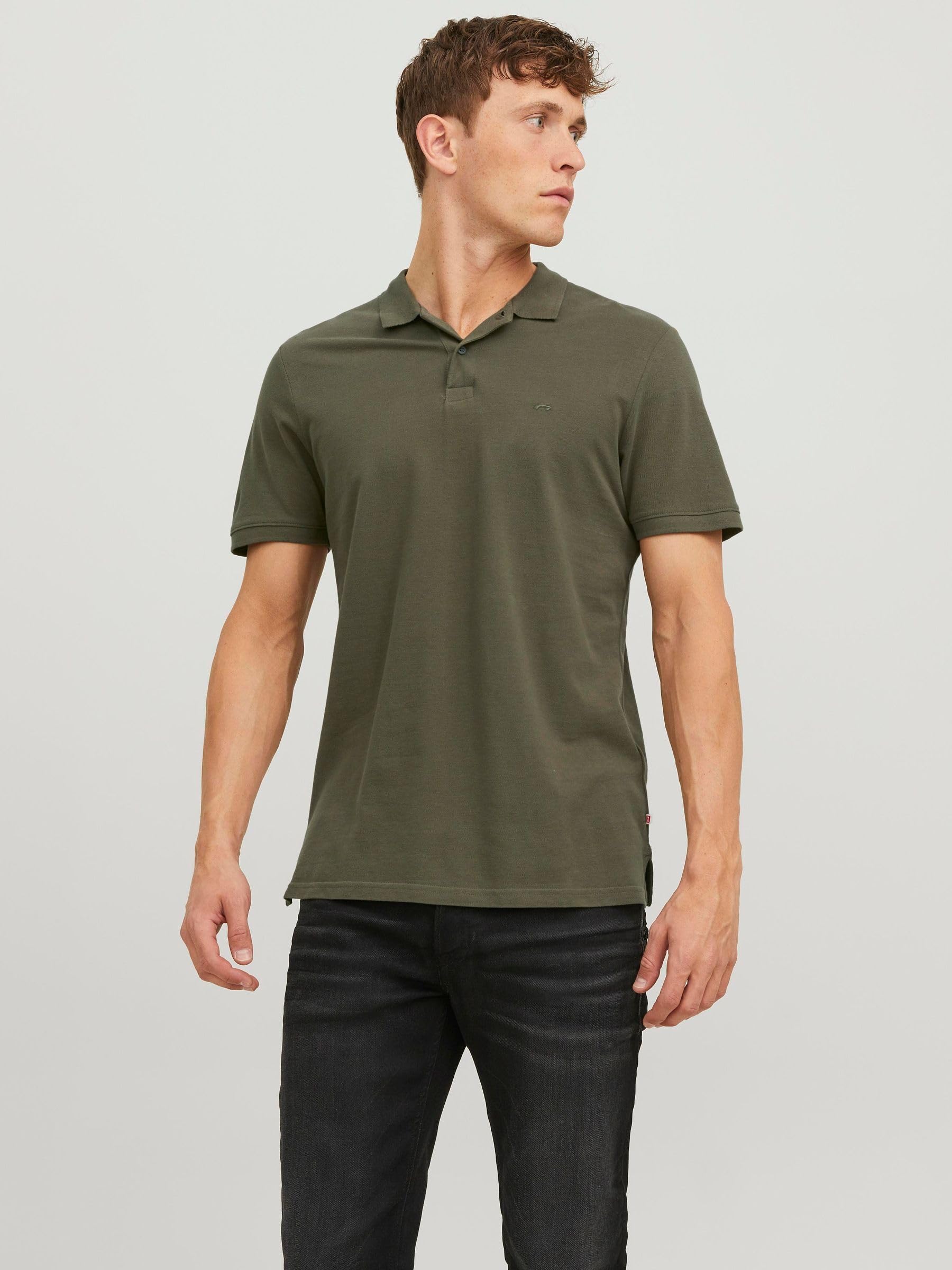 Jack & Jones Polo Uomo XL Verde 12136516/jjebasic Primavera Estate 2018 - Medaid International