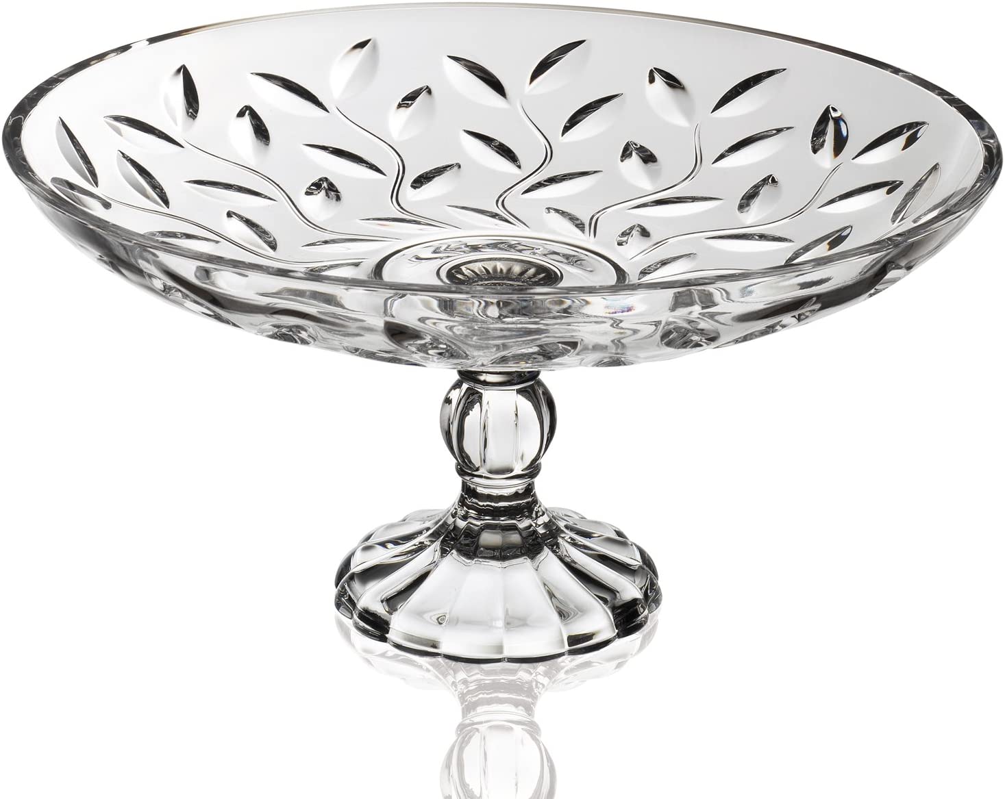 RCR laurus footed centerpiece Ø:33cm