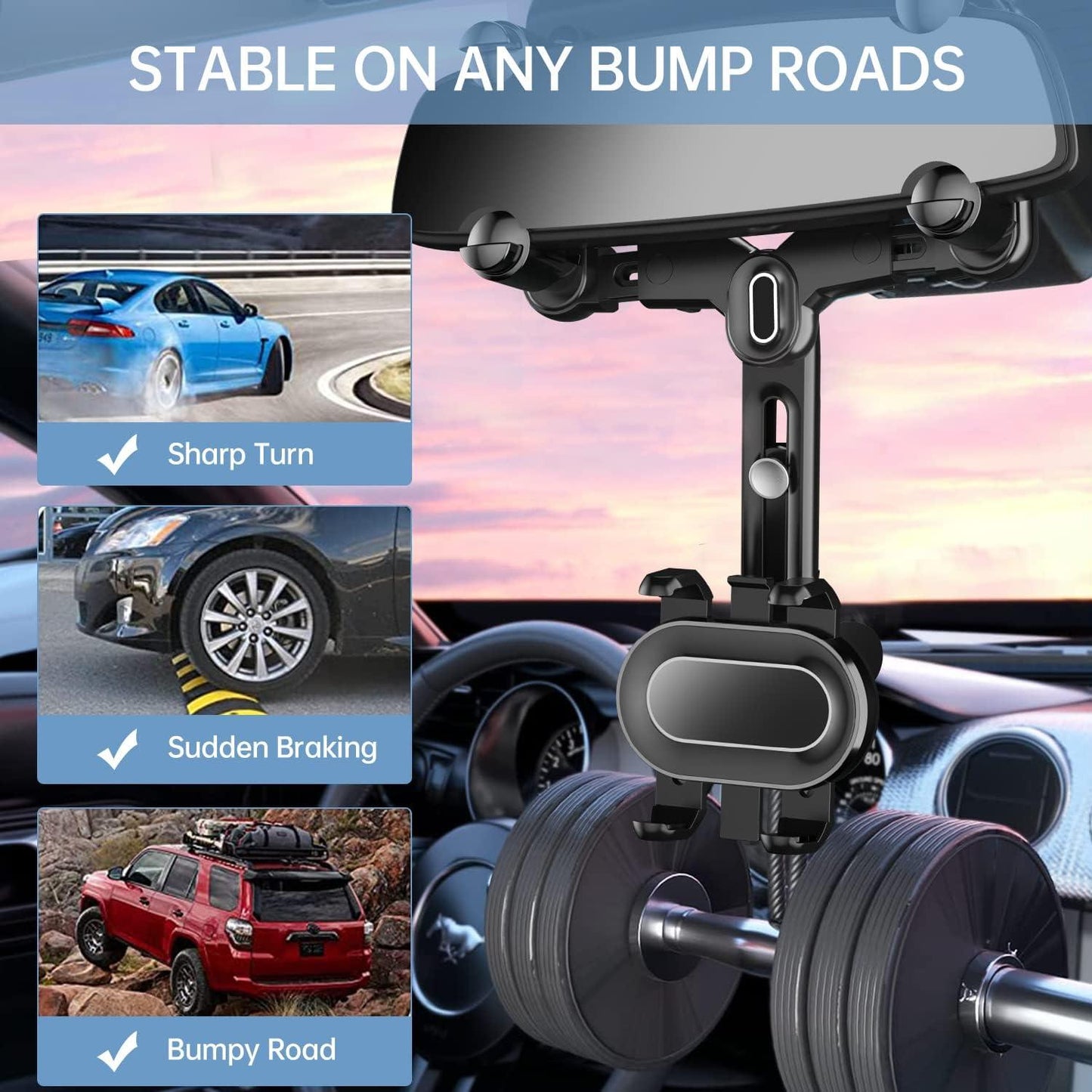 Car Phone Holder (360° Rotatable)