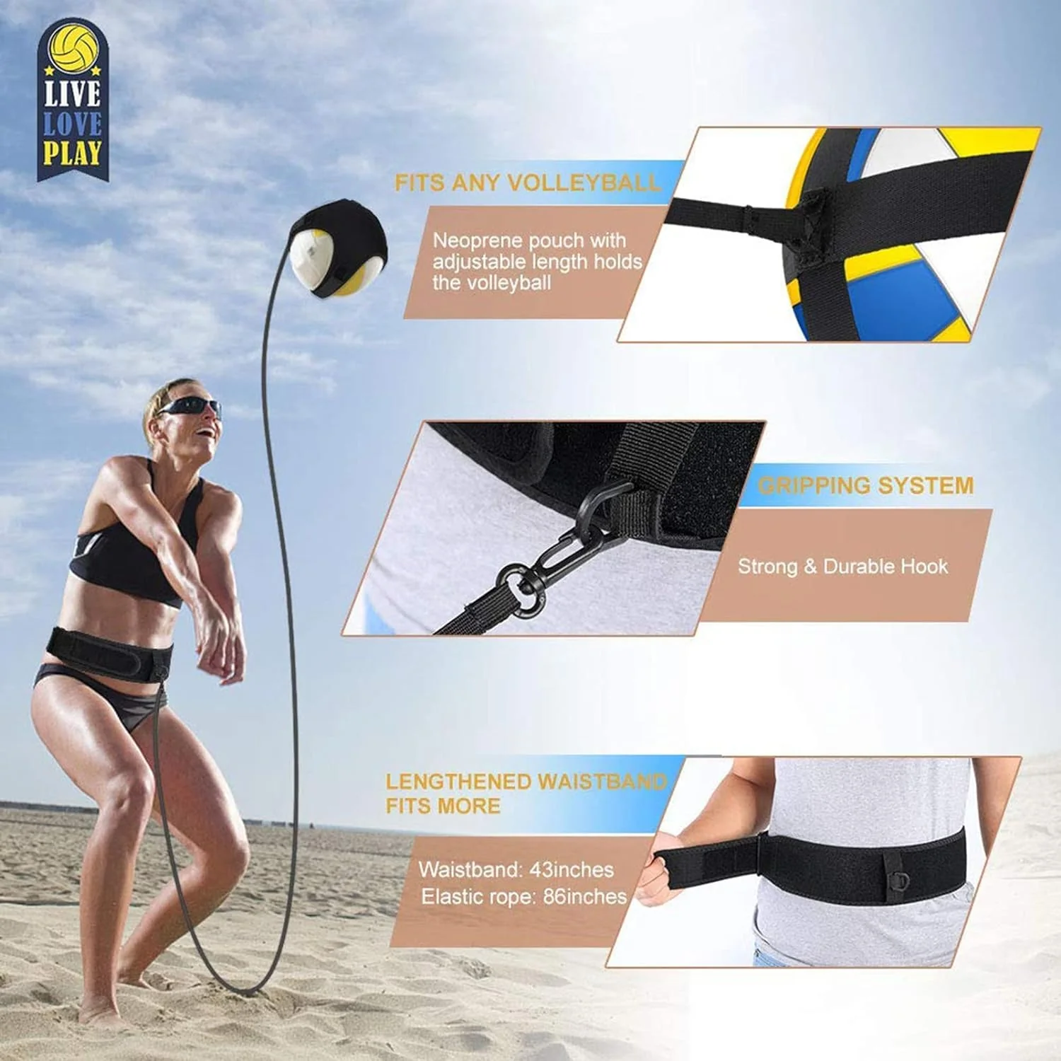 Professional Football Kick Throw Solo Practice Training Aid - Medaid International