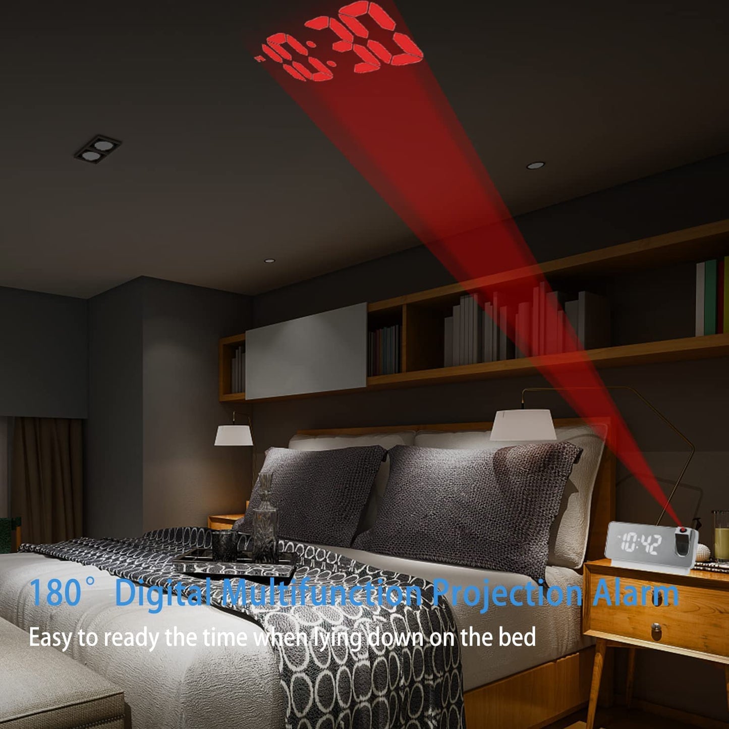 Digital Projection Alarm Clock
