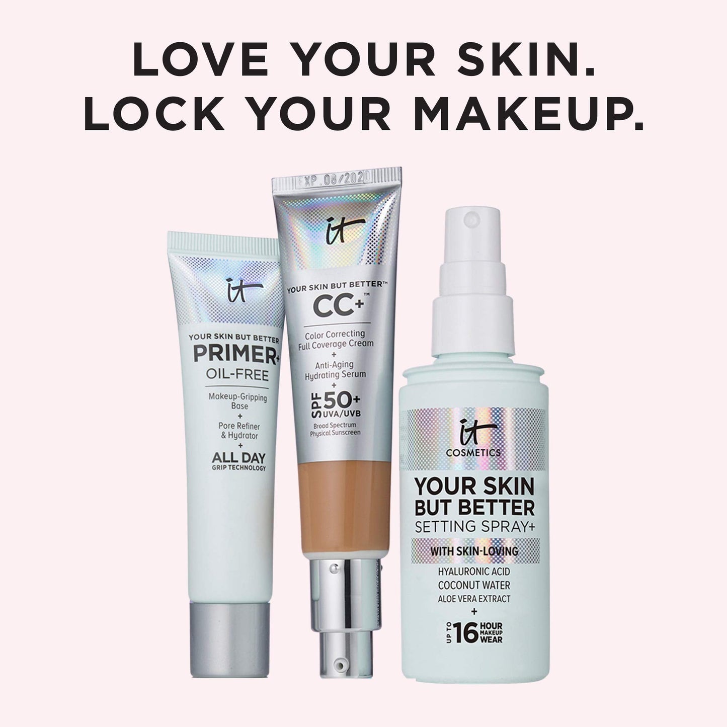 IT Cosmetics Your Skin But Better Setting Spray+ - Protects Makeup, Controls Shine, Provides Hydration - 16-Hour Hold - With Hyaluronic Acid, Coconut Water & Aloe Vera - 3.4 fl oz - Medaid International