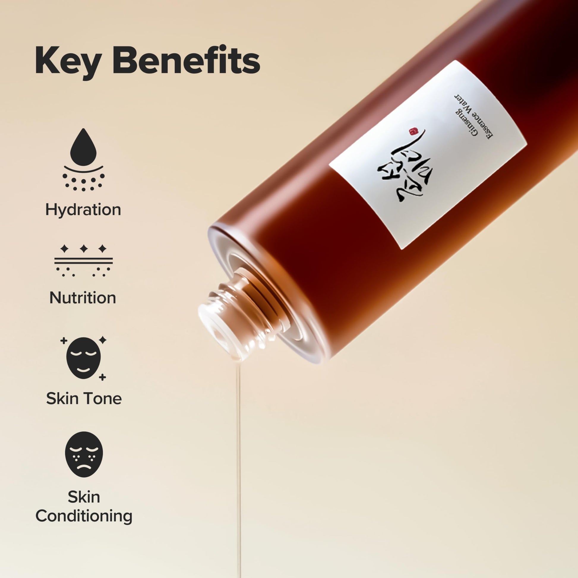 Beauty of Joseon Ginseng Essence Water Hydrating Face Toner for Dry, Dull Skin. Korean Moisturizing Skin Care for Men and Women 150ml, 5 fl.oz - Medaid International