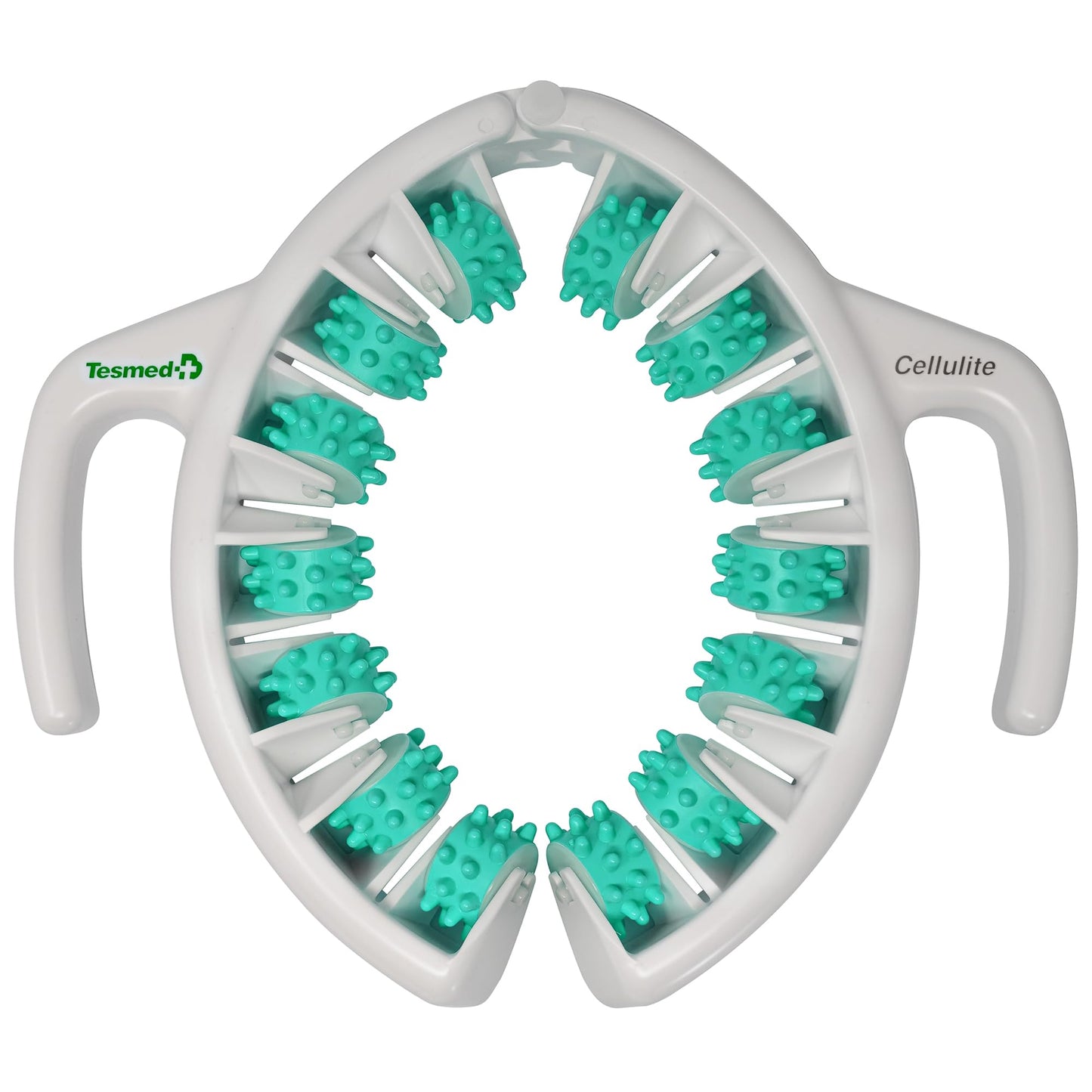 TESMED Anti Cellulite Massager: Clinically Proven Efficacy, Made in Italy, with Converging & Diverging Roller Technology. Patented Cellulite Roller for Thighs and Buttocks. - Medaid International