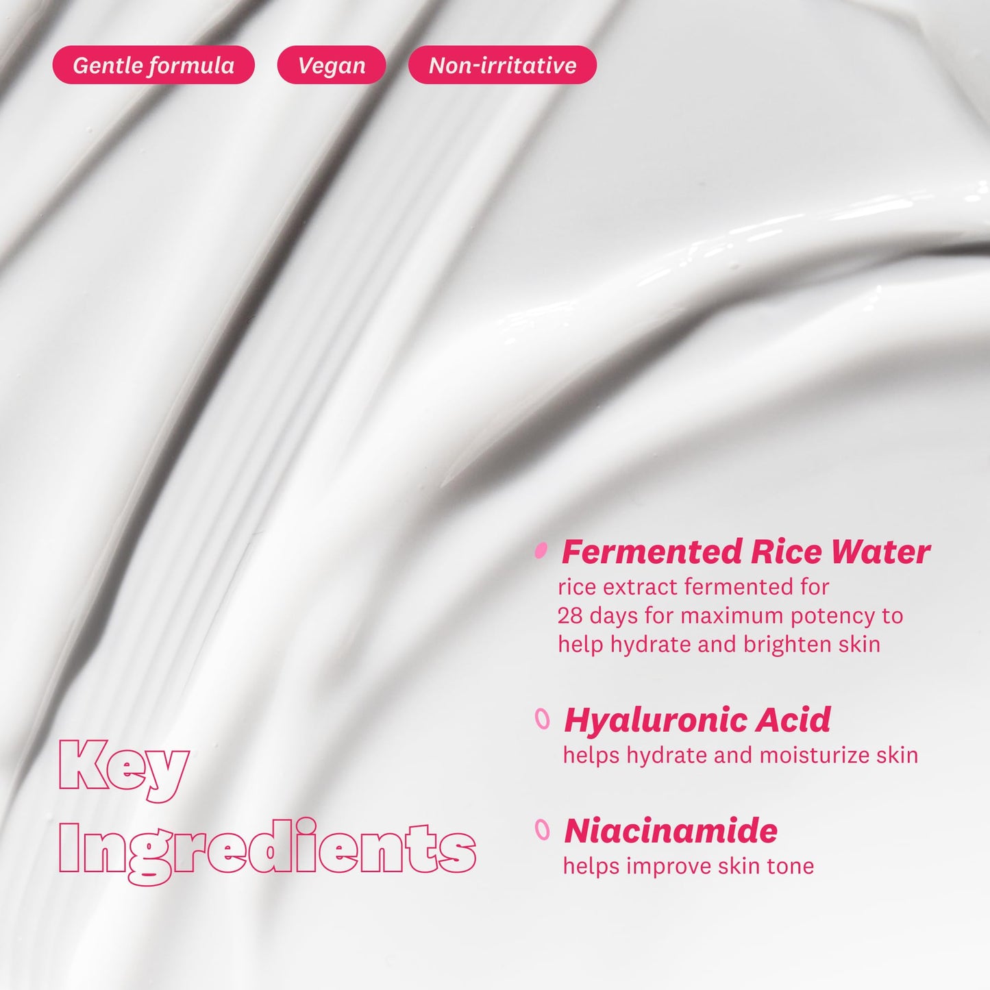 The Face Shop Rice Water Bright Vegan Cream - Instant Moisturization Quick-Absorbing Formula - Vegan, Brightening - Rice Water, Niacinamide, Hyaluronic Acid - Moisturizer Face Cream - Korean Skin Care - Medaid International