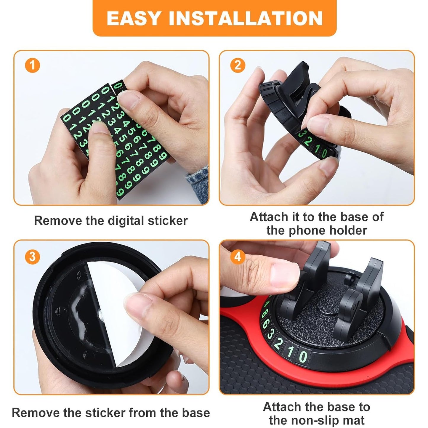Multifunction Car Anti-Slip Mat Auto Universal Phone Holder