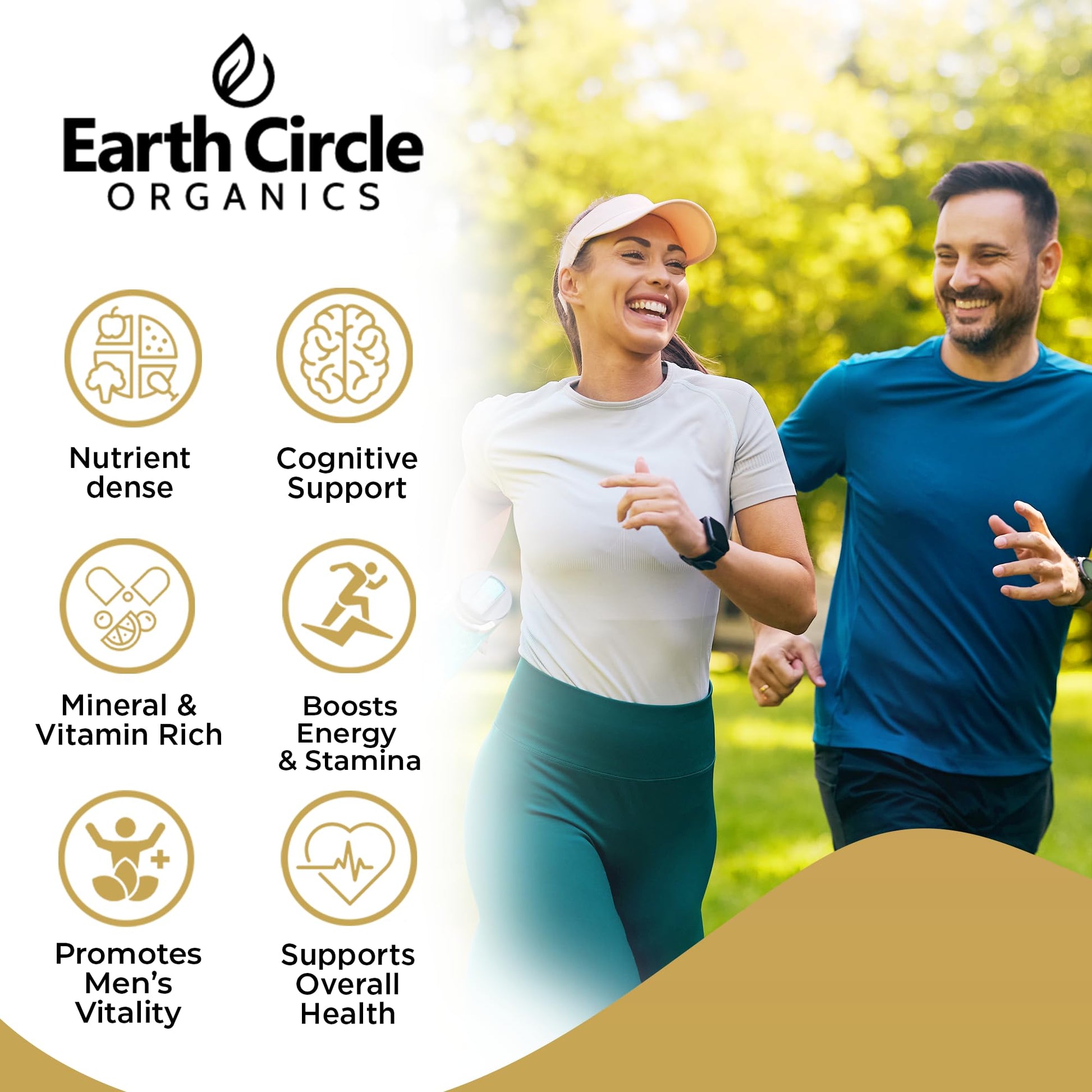 Earth Circle Organics Organic Black Maca Peruvian Root Powder, Black Maca Root for Men, Natural Supplement, Essential Vitamins, Minerals & Fatty Acids Improved Energy, Immune Support (8oz, Pack of 3) - Medaid International