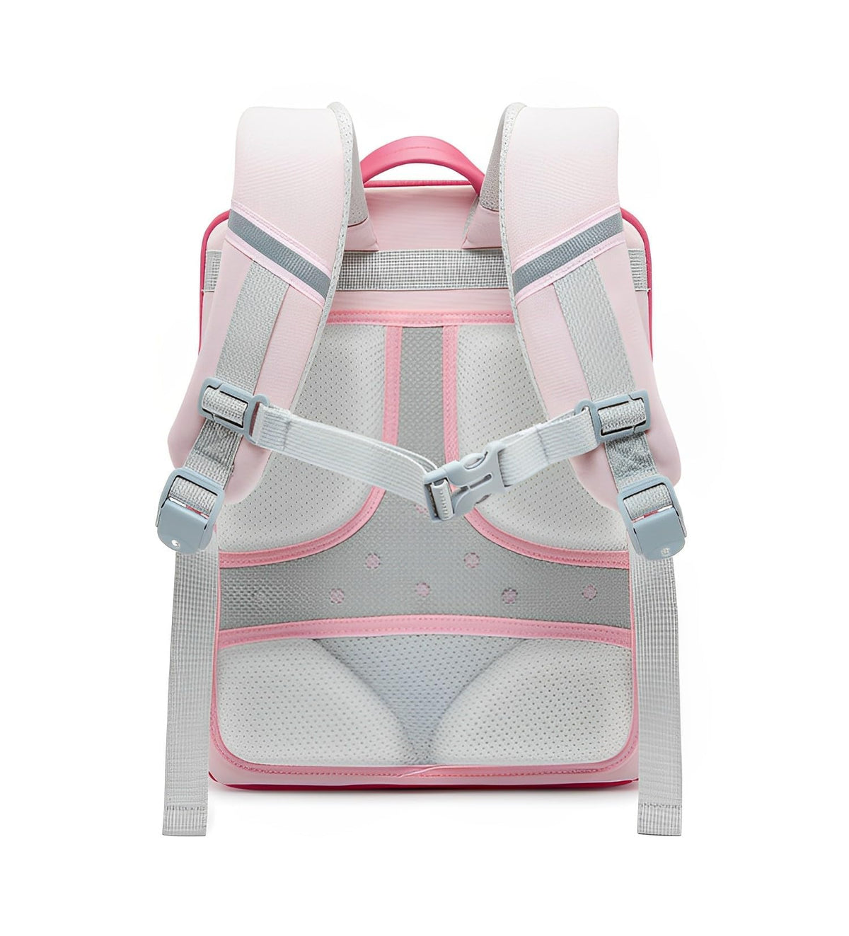 TERRIFI Kids Backpack, Cute Cat Face Waterproof School Bag, for Elementary School Grade 1-6, Widen Shoulder Strap, Comfort and Load Reduction, Reflective Shoulder Strap, for Girls Boys 100-130cm Tall