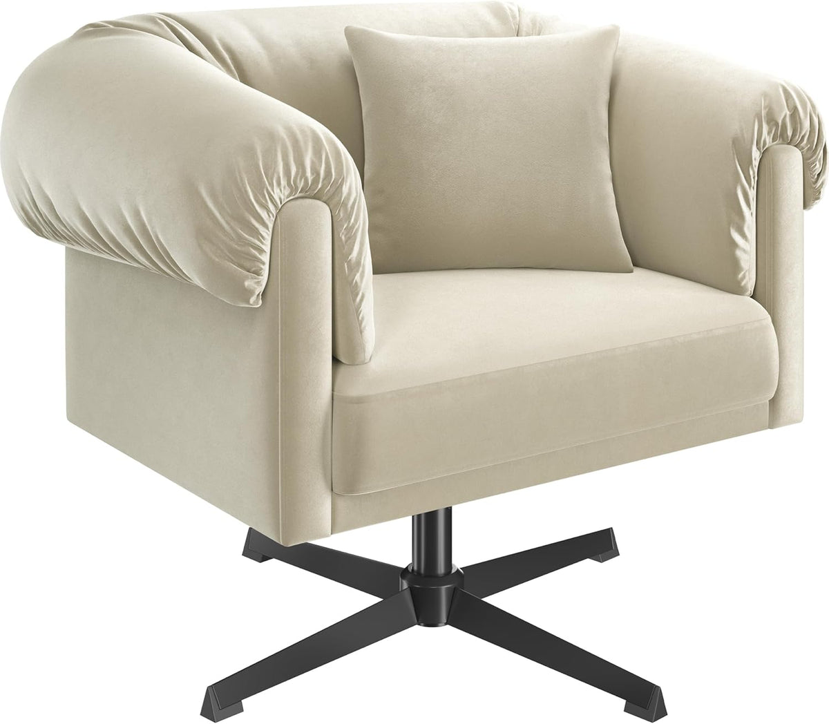 Yaheetech Armchair 360° Rotatable Lounge Chair