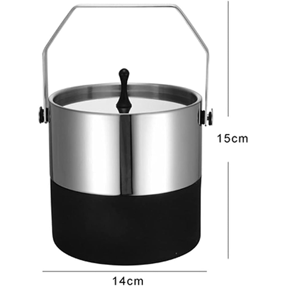 Stainless Steel Ice Bucket Well Made Insulated Stainless Steel Keep Ice Frozen Longer