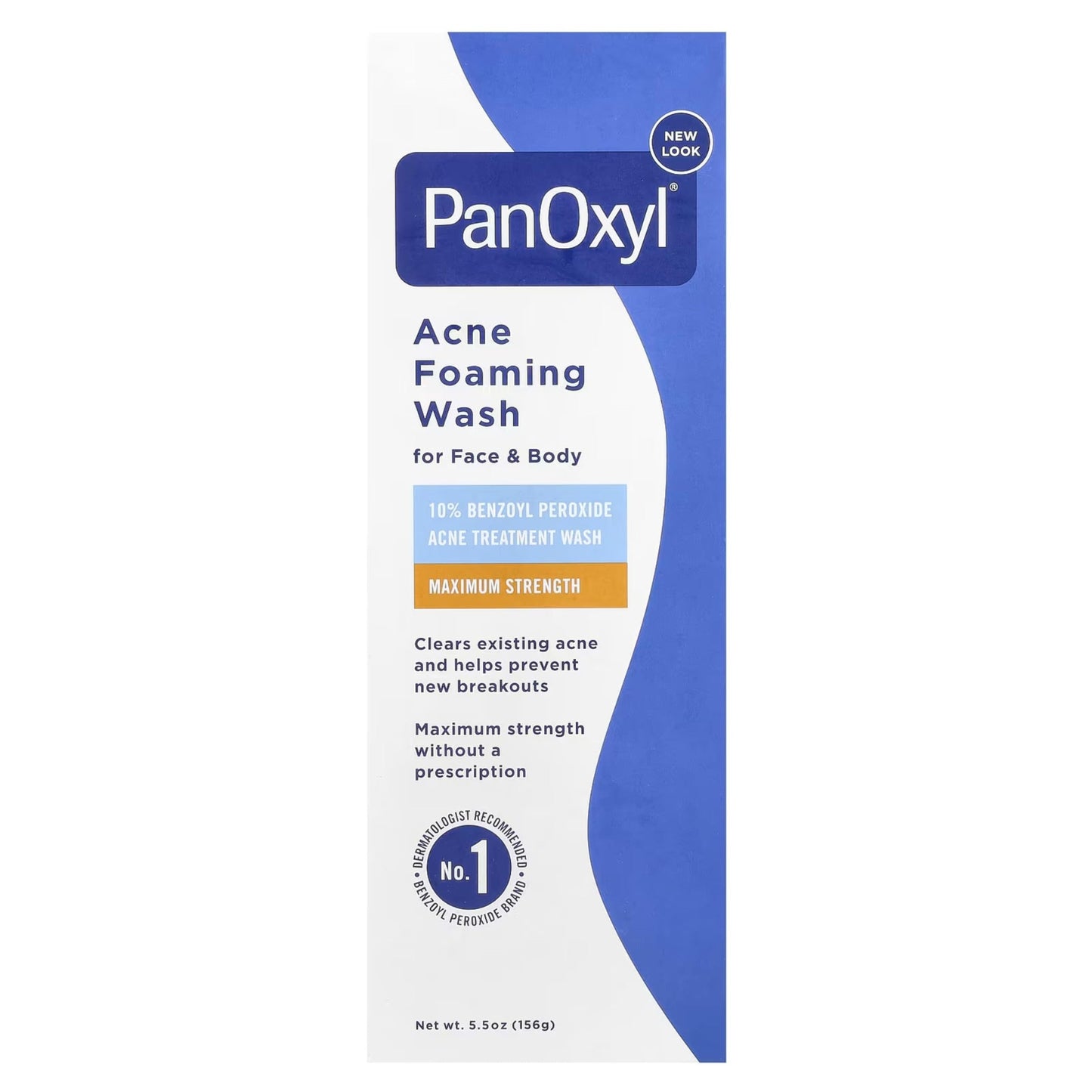 PanOxyl 10% Acne Foaming Wash 5.5 Ounce (Pack of 1) - Medaid International