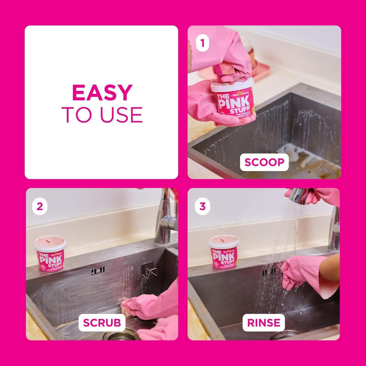 The Pink Stuff Miracle Cleaning Paste