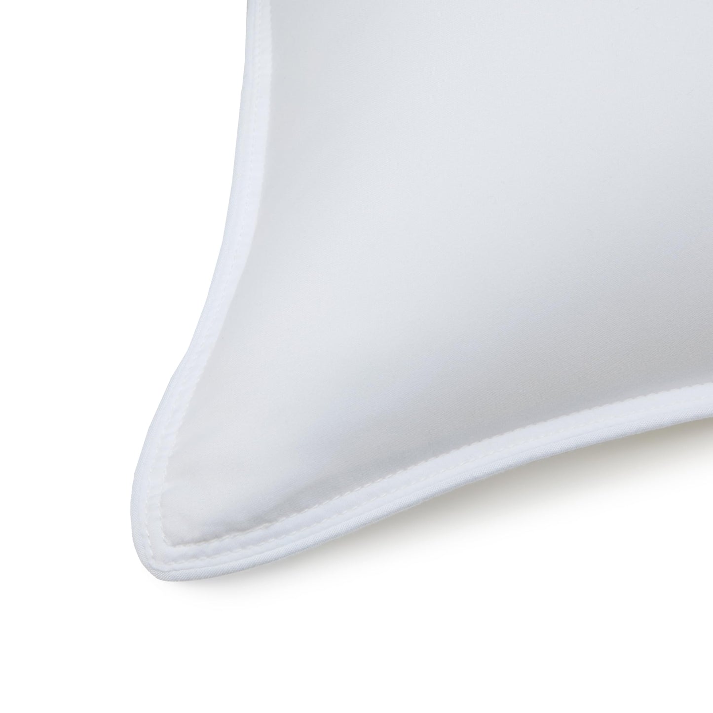 Amazon Basics Down Alternative Pillow for Back Side Sleepers, Medium Density, Standard Size, 26" x 20", 2-Pack, White - Medaid International